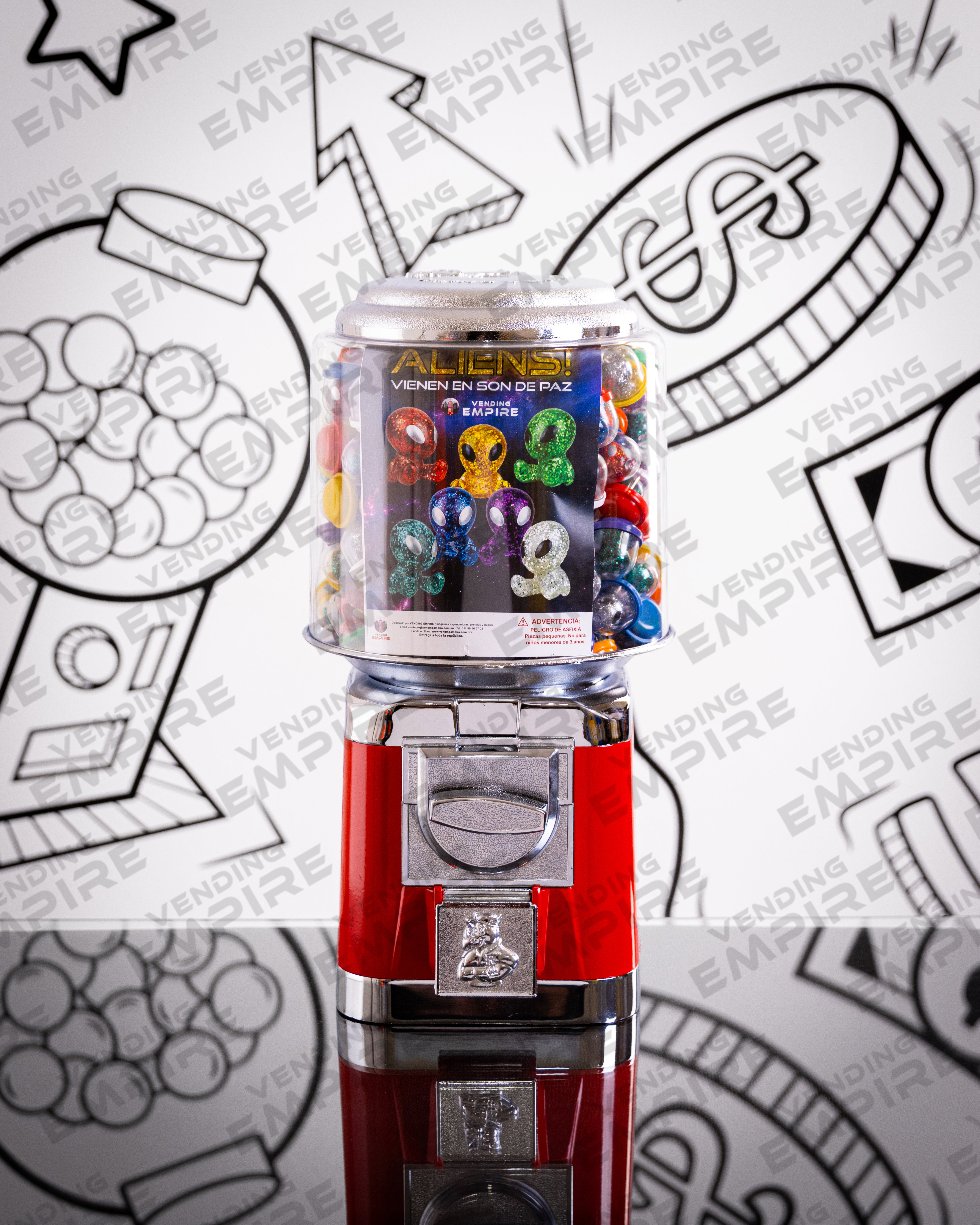 Maquina Chiclera Vending Rhino Clásica Nueva