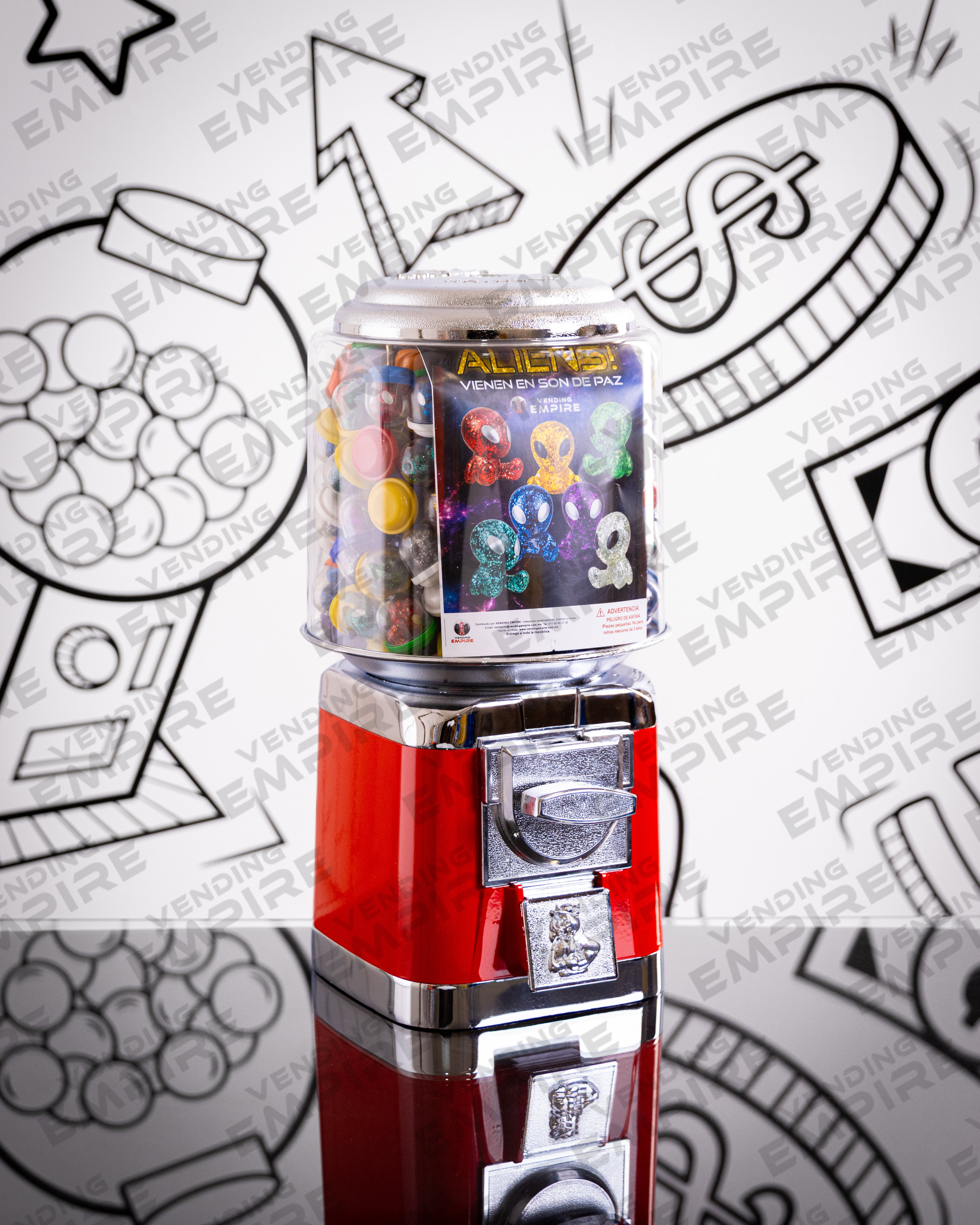 Maquina Chiclera Vending Rhino Clásica Nueva