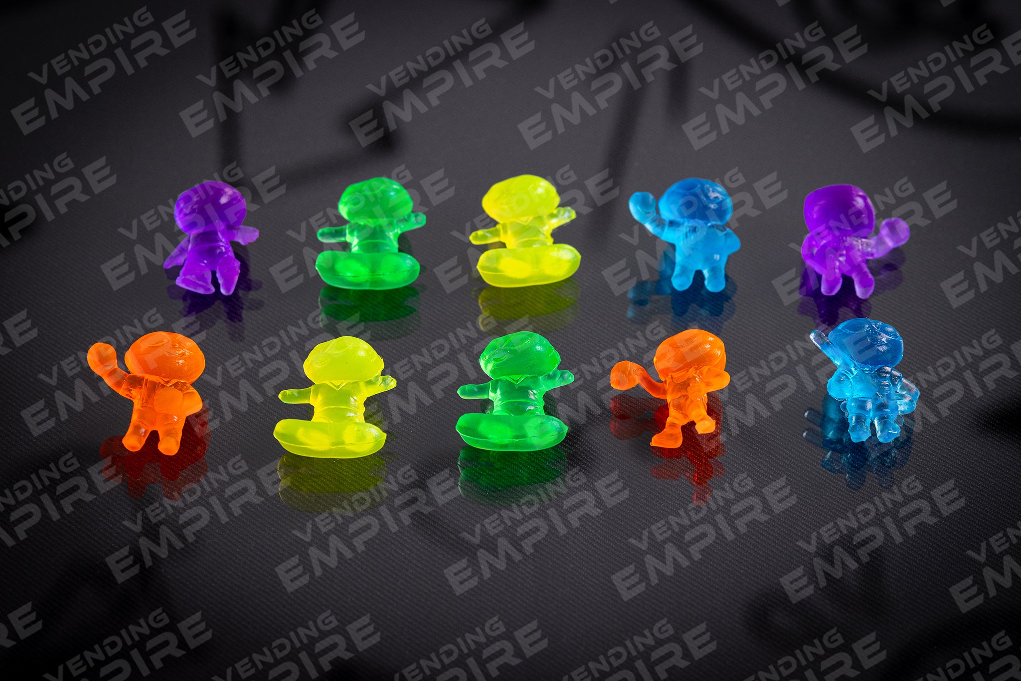 Aliens de Colores Encapsulados 1″ (100 pzs)