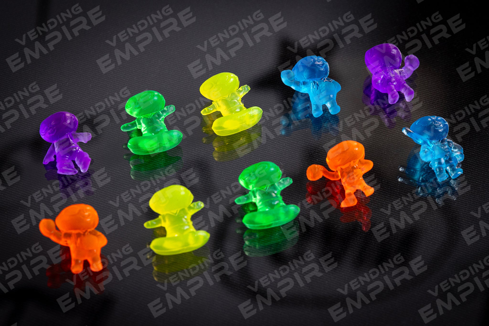 Aliens de Colores Encapsulados 1″ (100 pzs)