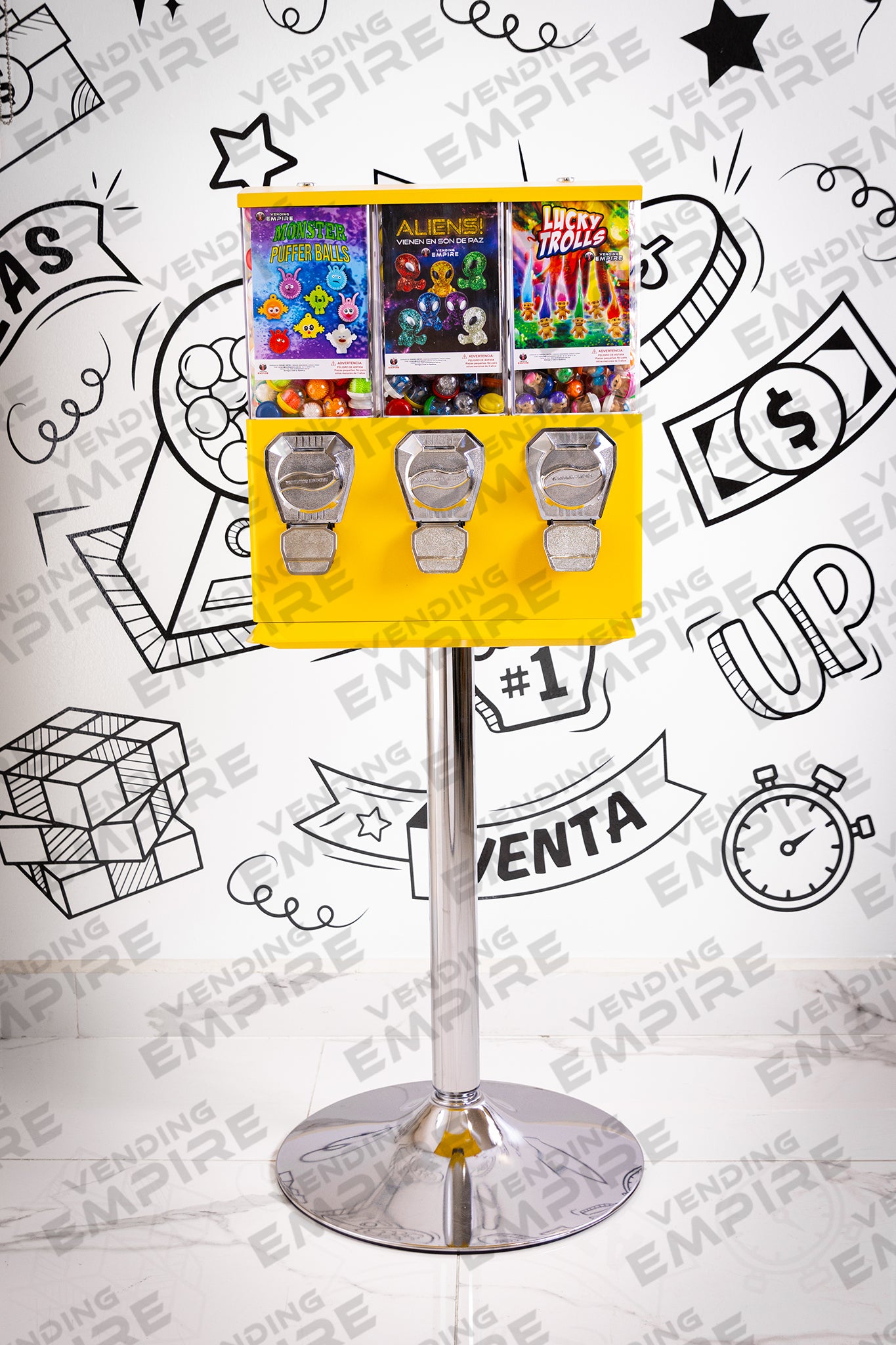 Maquina Expendedora 3 en 1 Vending Empire Nueva