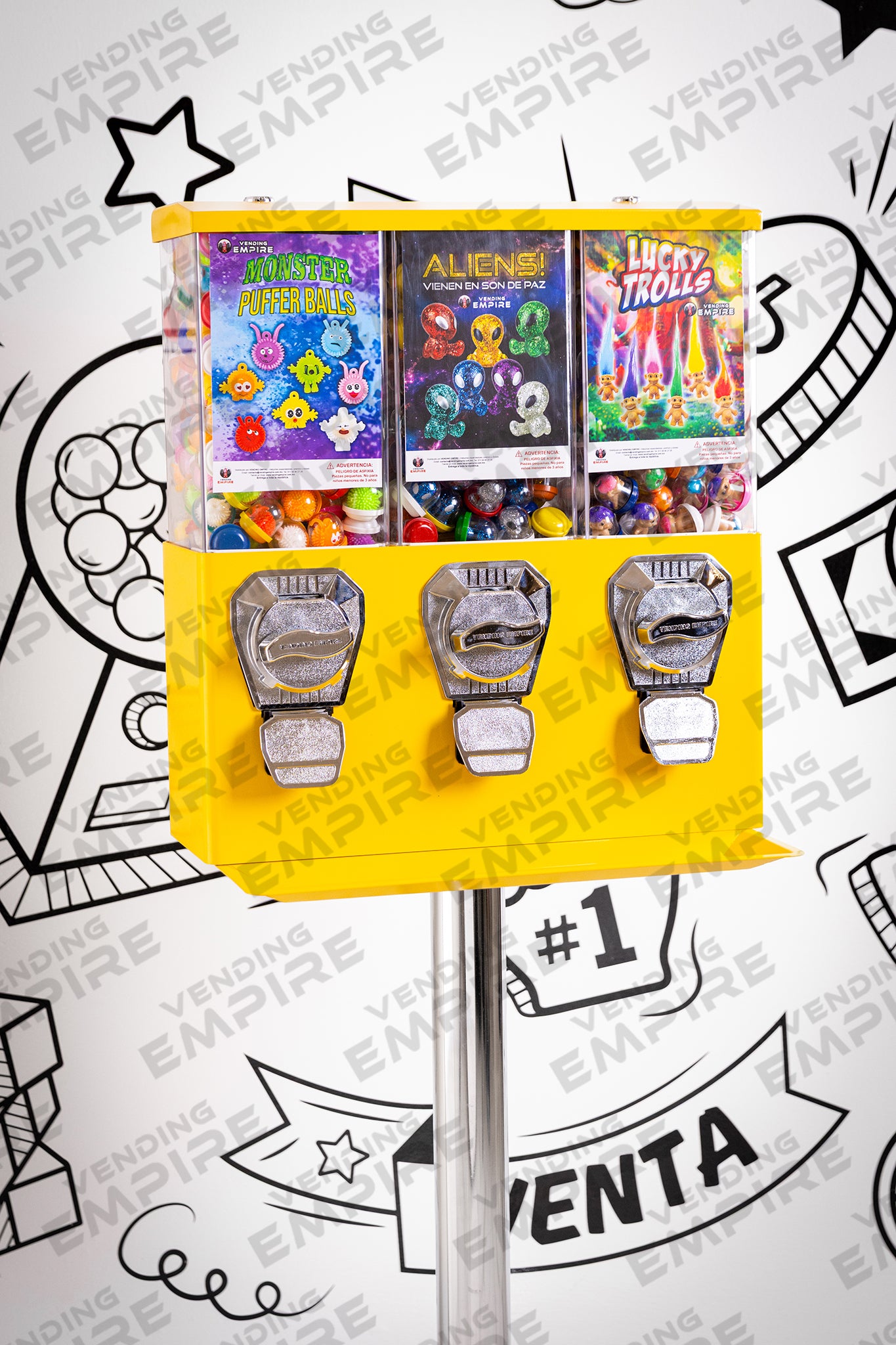 Maquina Expendedora 3 en 1 Vending Empire Nueva