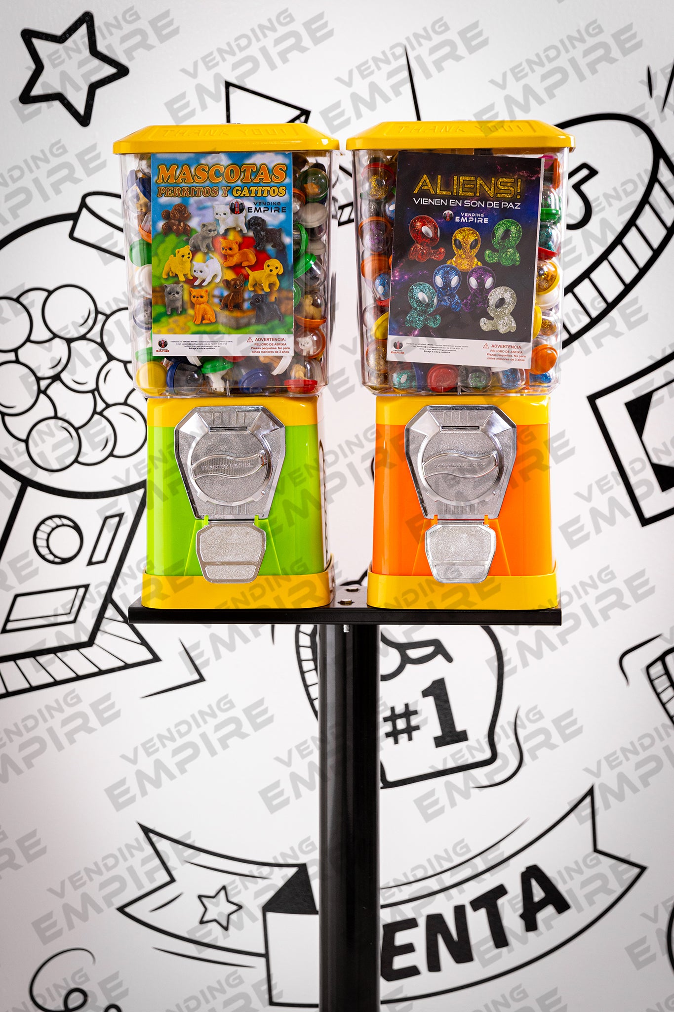 Placa Doble Metálica Nueva Universal para 2 Chicleras