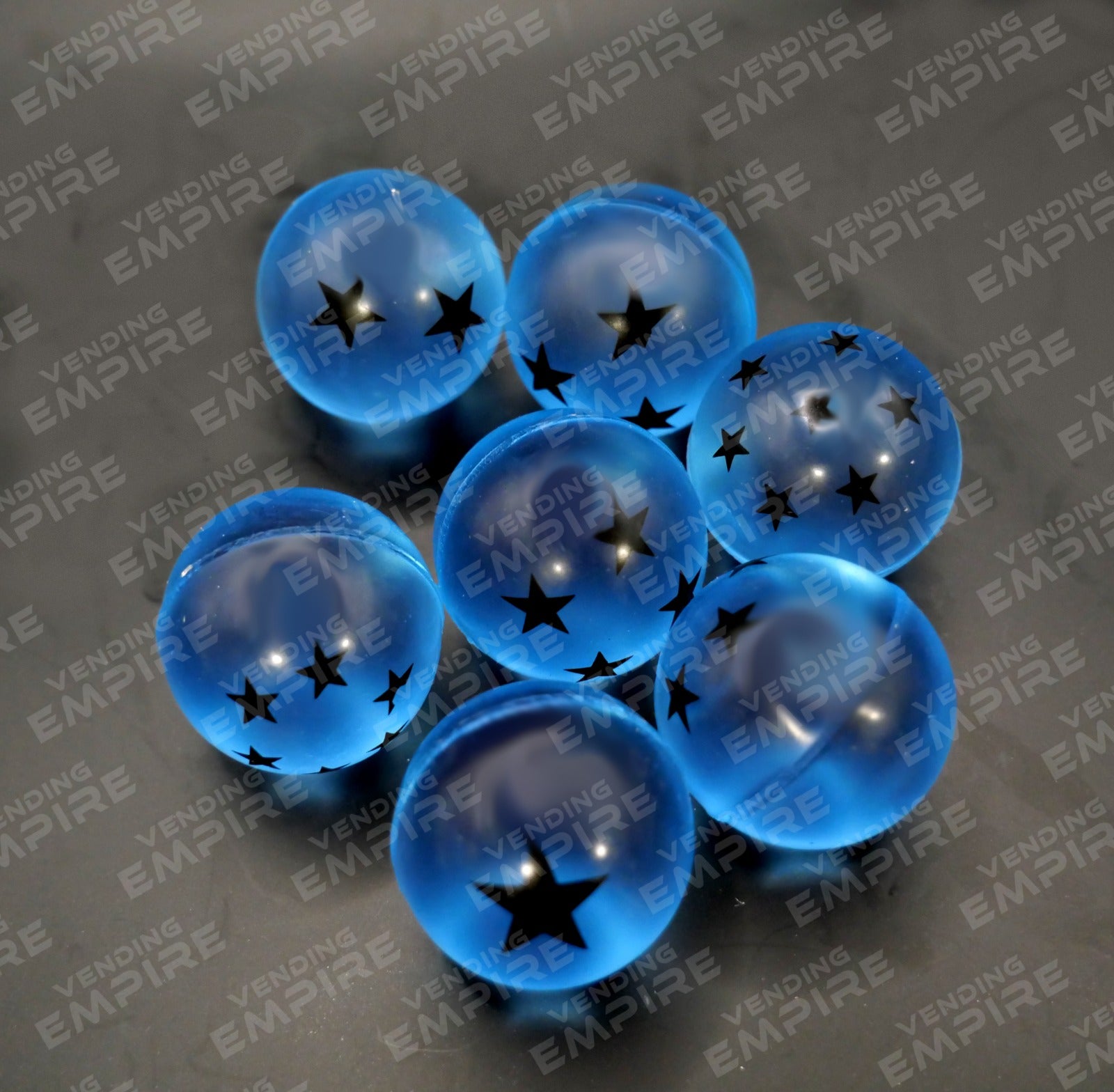 Pelotas Rebotonas Dragon Ball Azules 27mm (100 pzs)