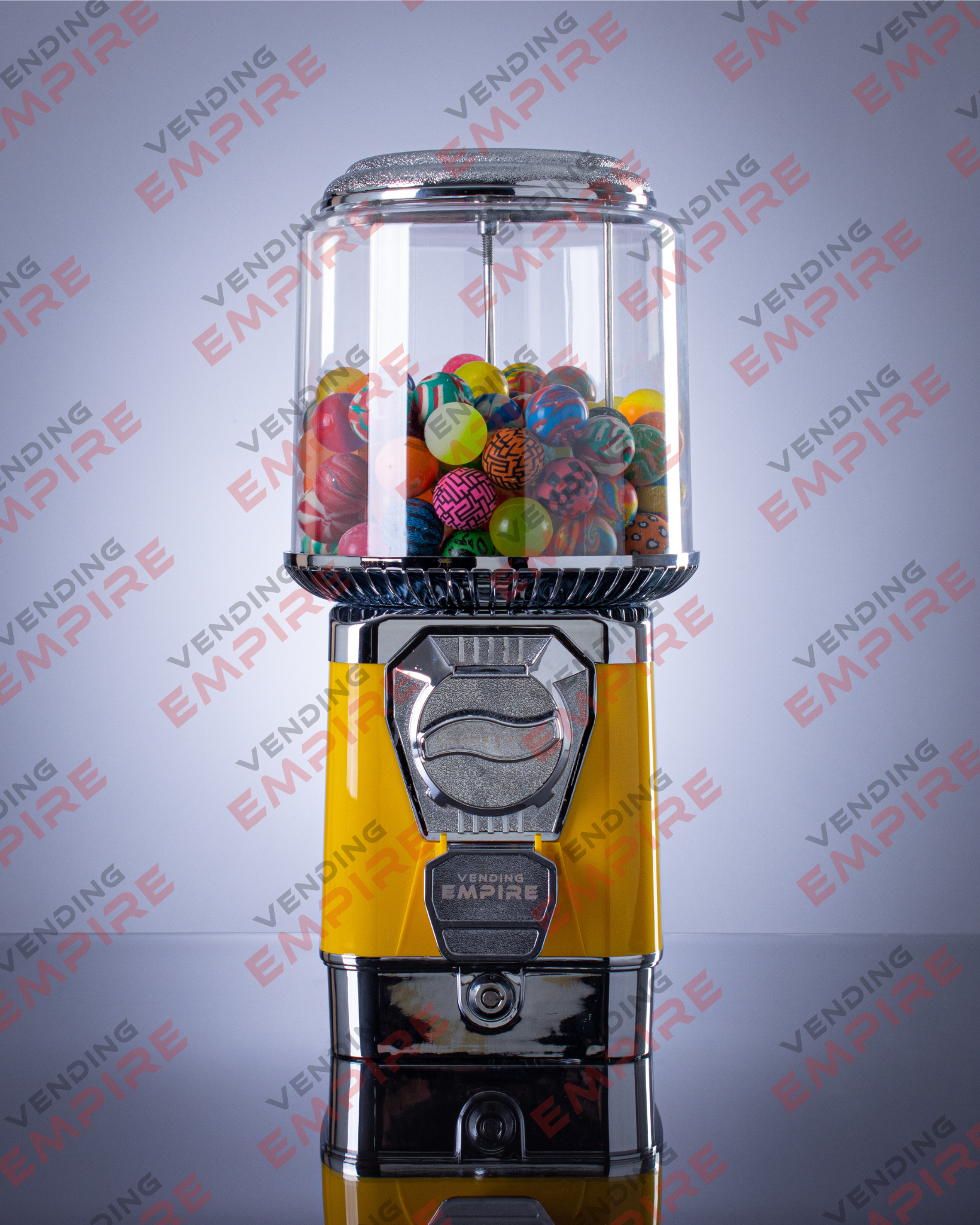 Maquina Chiclera Vending Empire Suprema c/ caja para recoger las monedas Nueva