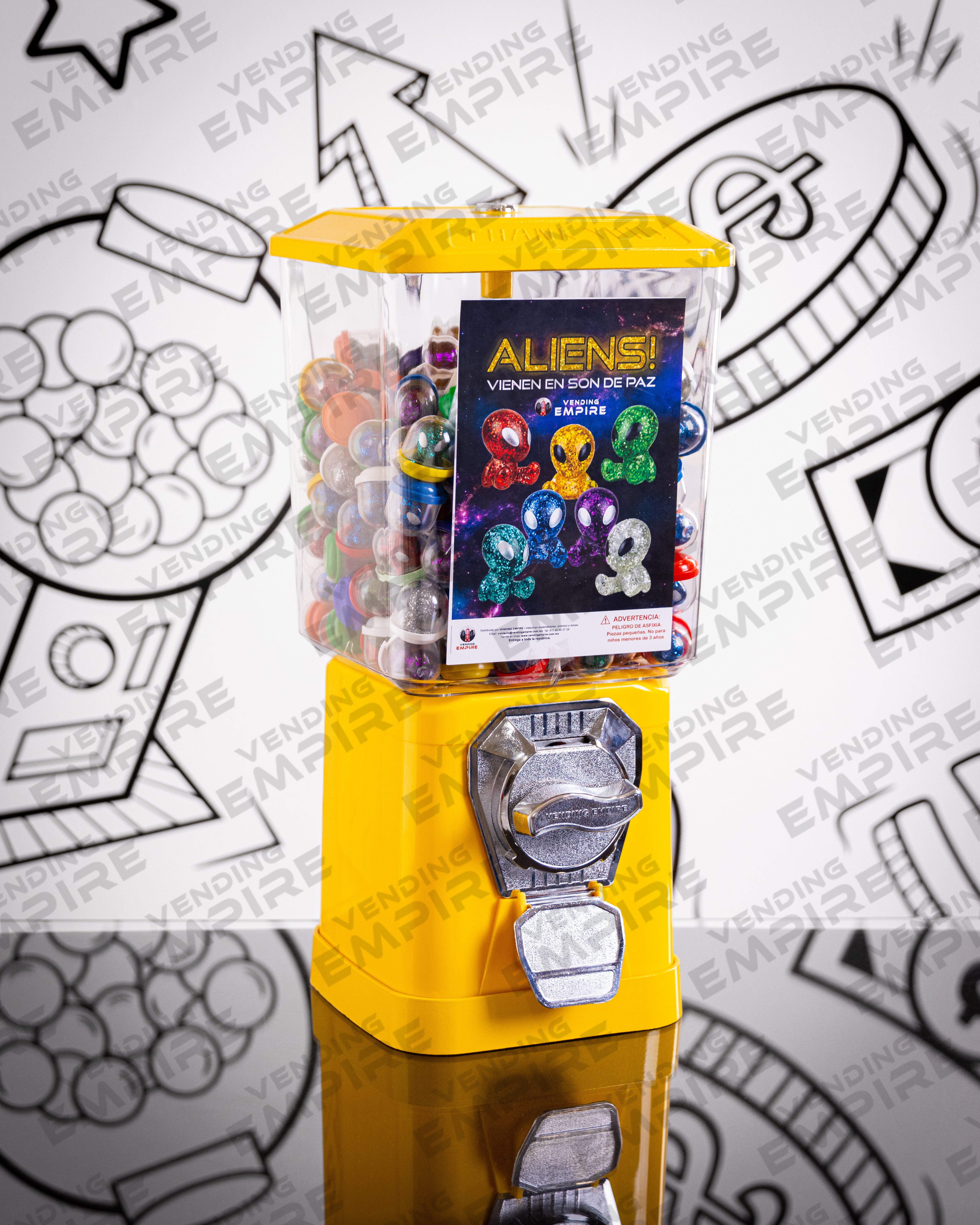 Maquina Chiclera Vending Empire Clásica Nueva