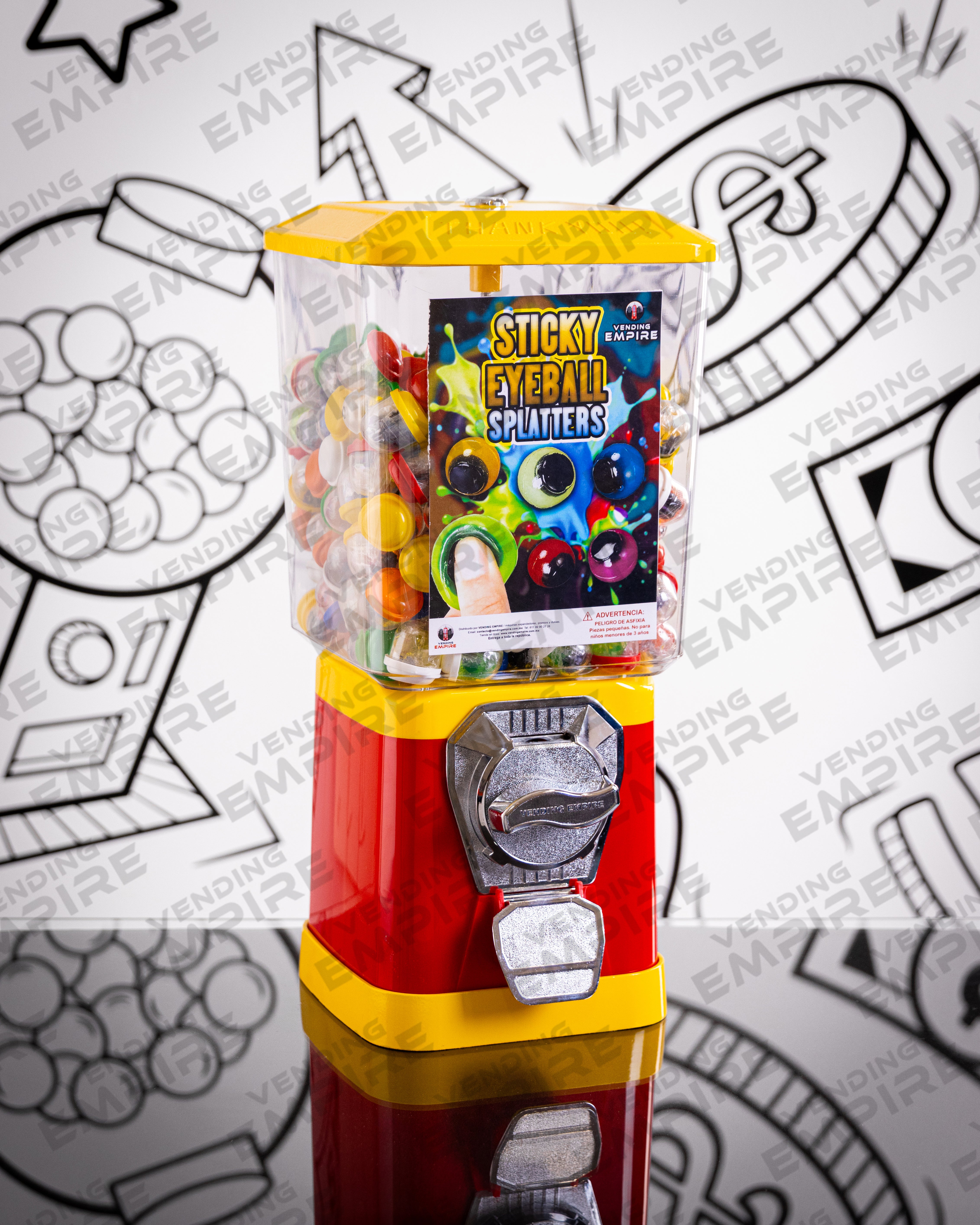 Maquina Chiclera Vending Empire Clásica Nueva