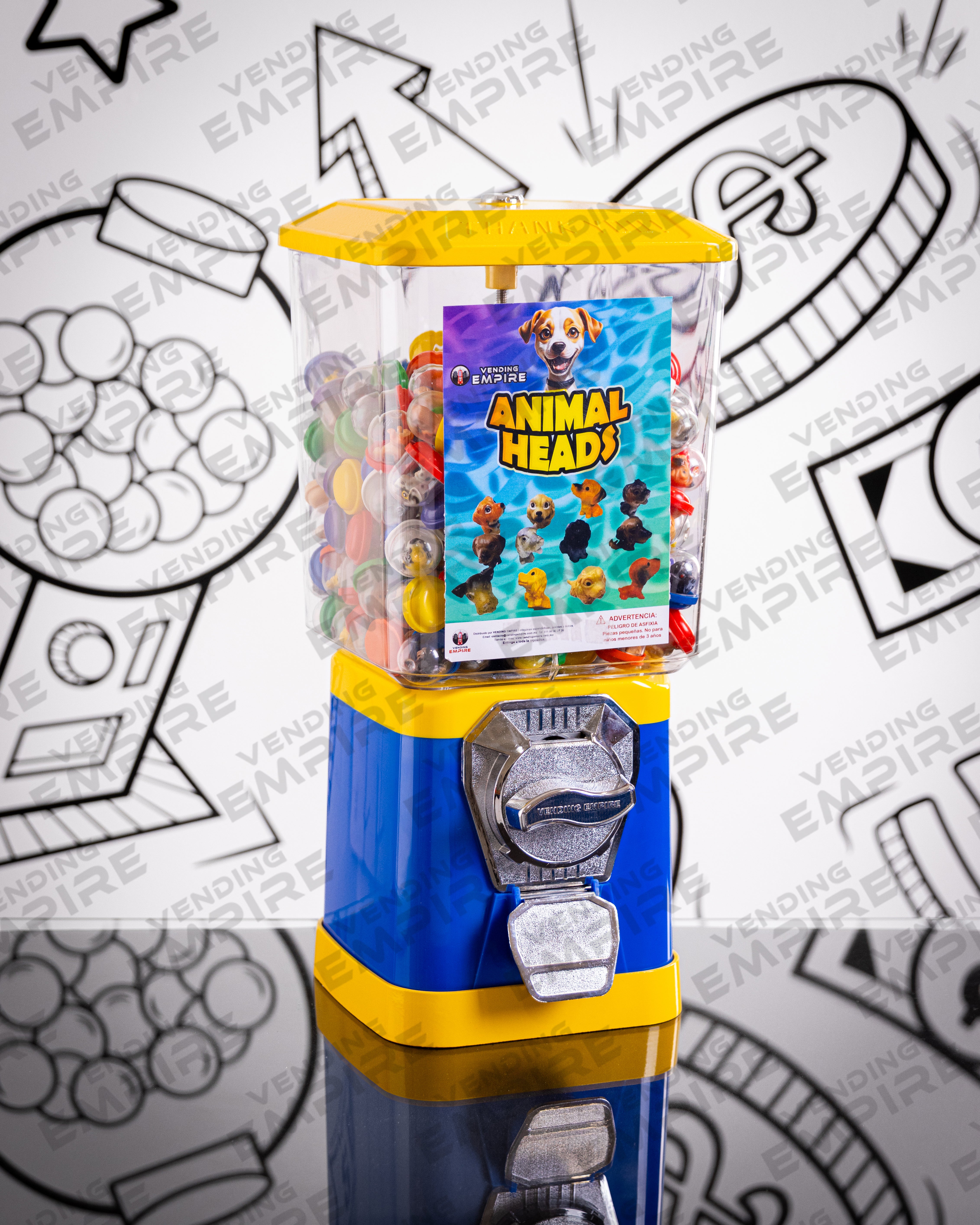 Maquina Chiclera Vending Empire Clásica Nueva