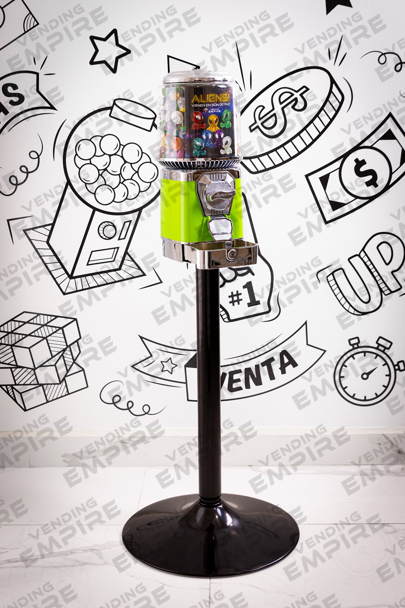 Maquina Expendedora Suprema Vending Empire con Pedestal Redondo [Envío Gratis]