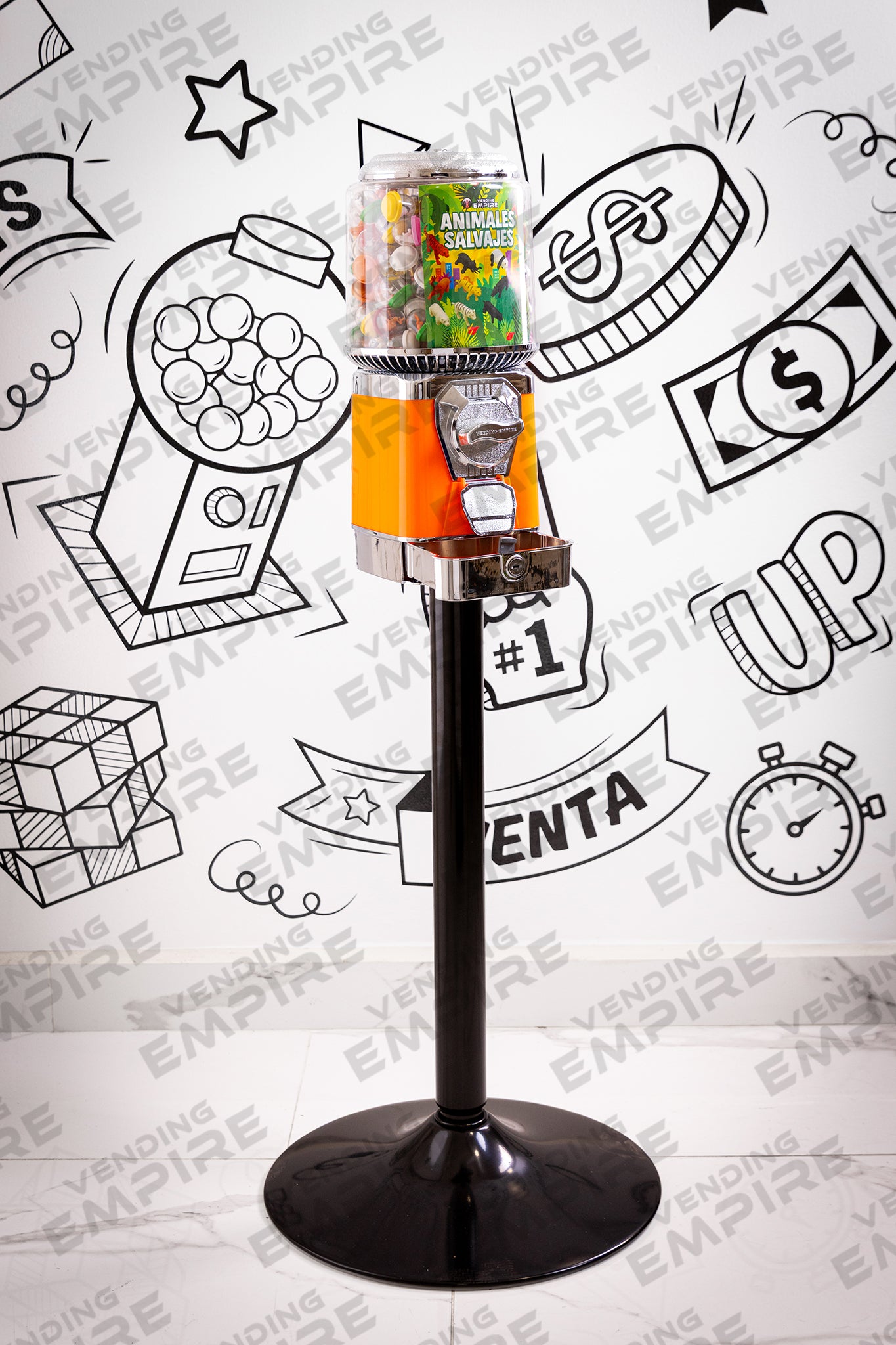 Maquina Expendedora Suprema Vending Empire con Pedestal Redondo [Envío Gratis]