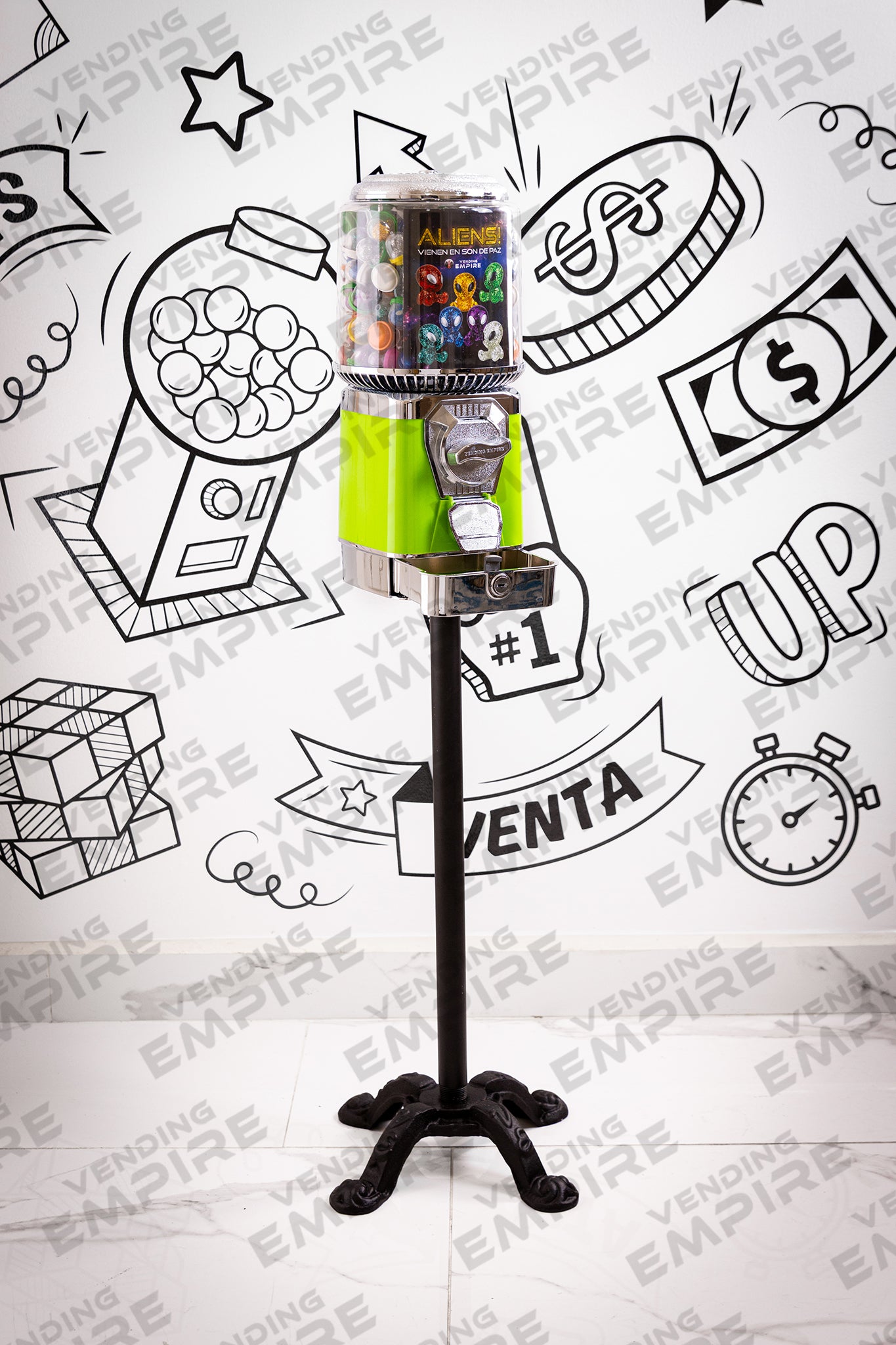 Maquina Expendedora Suprema Vending Empire con Pedestal Araña [Envío Gratis]