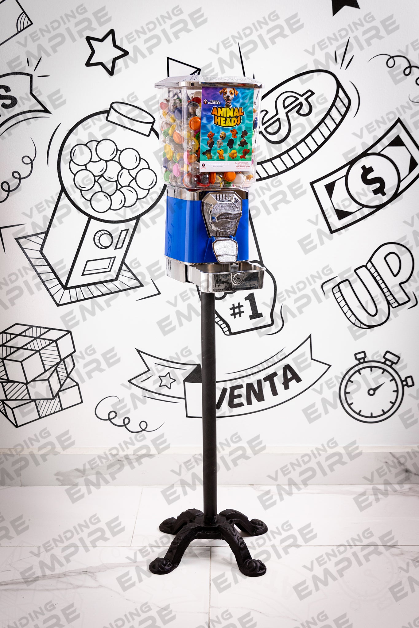 Maquina Expendedora Premium Vending Empire con Pedestal Araña [Envío Gratis]