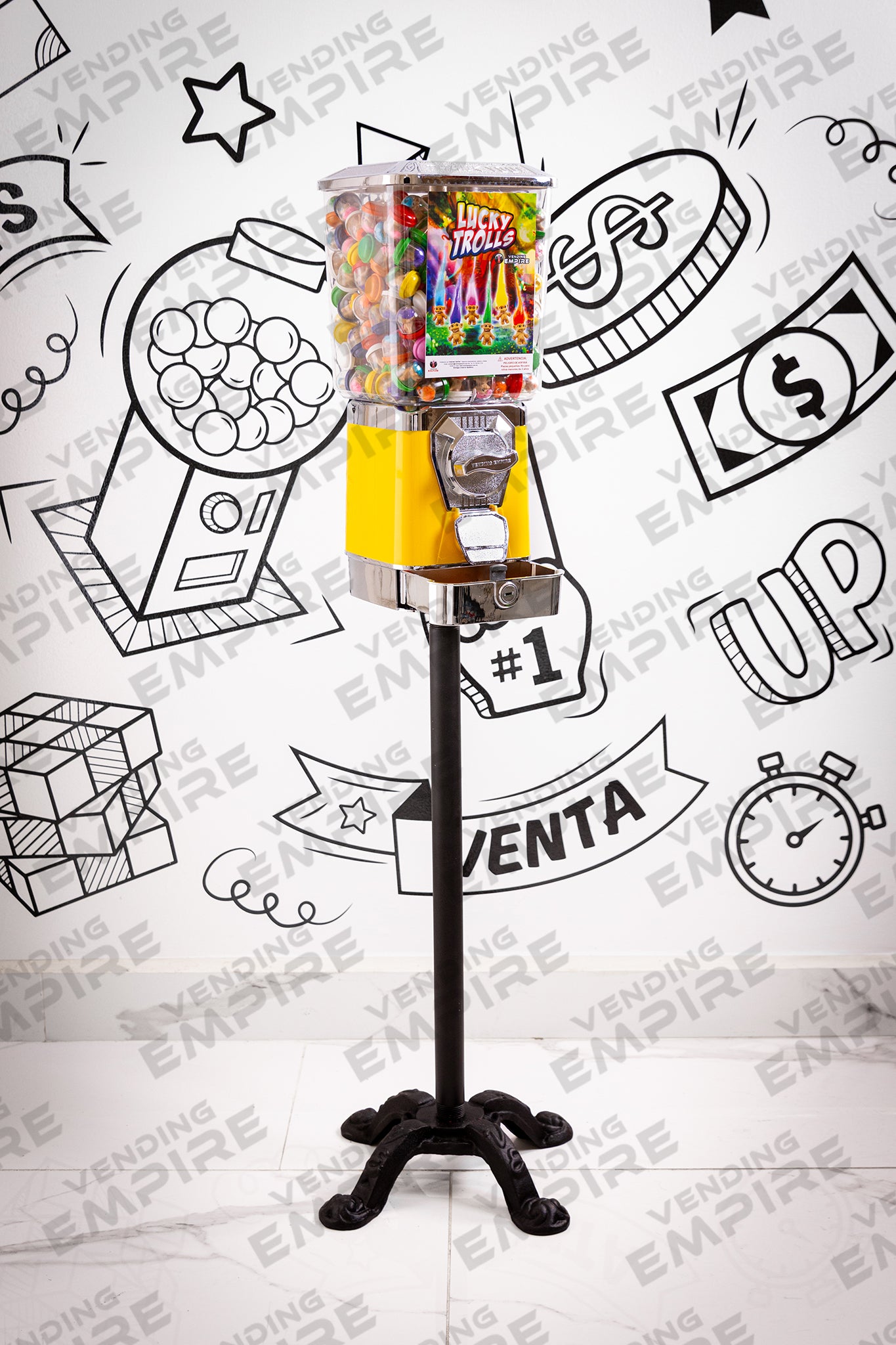Maquina Expendedora Premium Vending Empire con Pedestal Araña [Envío Gratis]