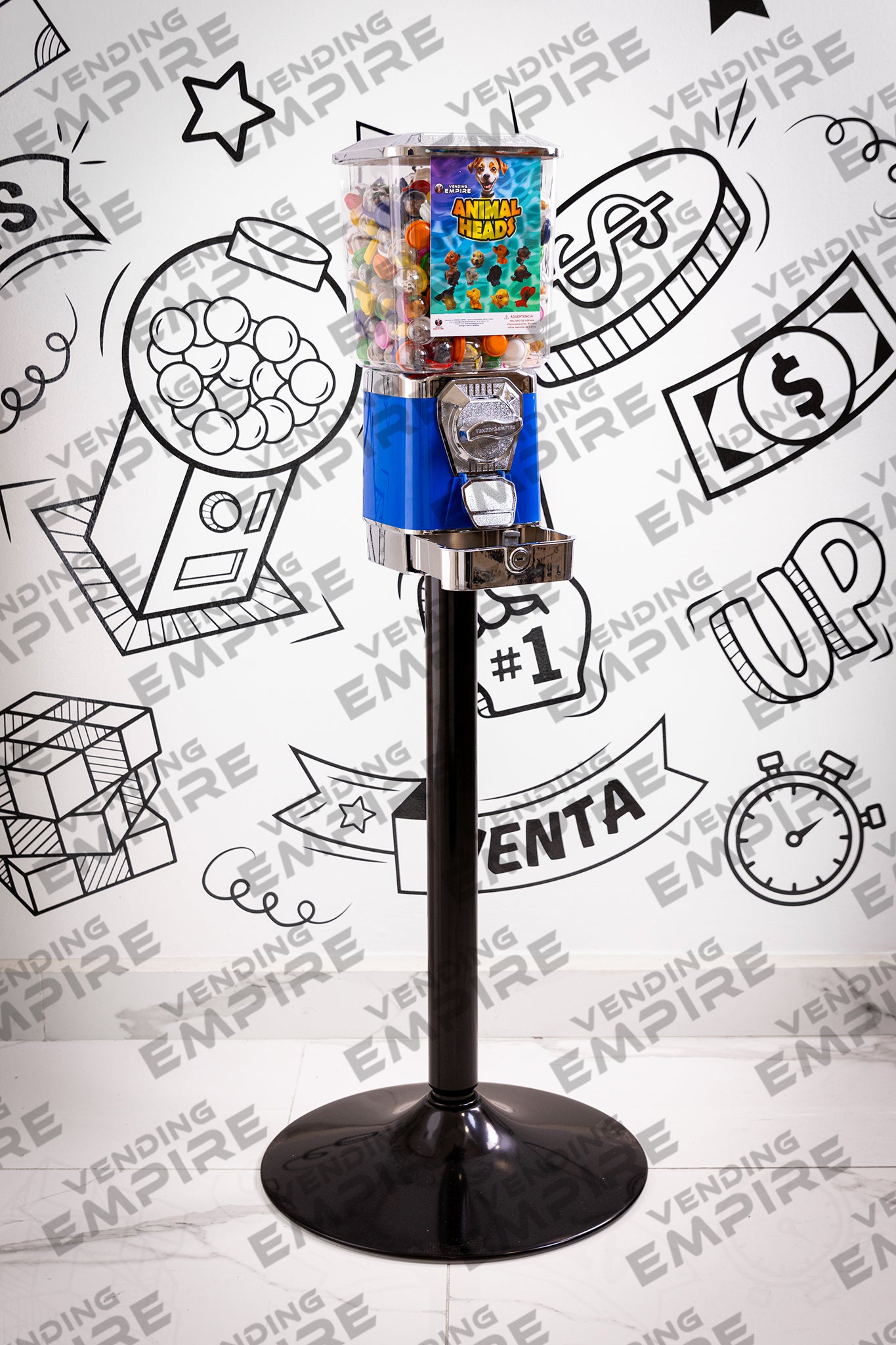 Maquina Expendedora Premium Vending Empire con Pedestal Redondo [Envío Gratis]