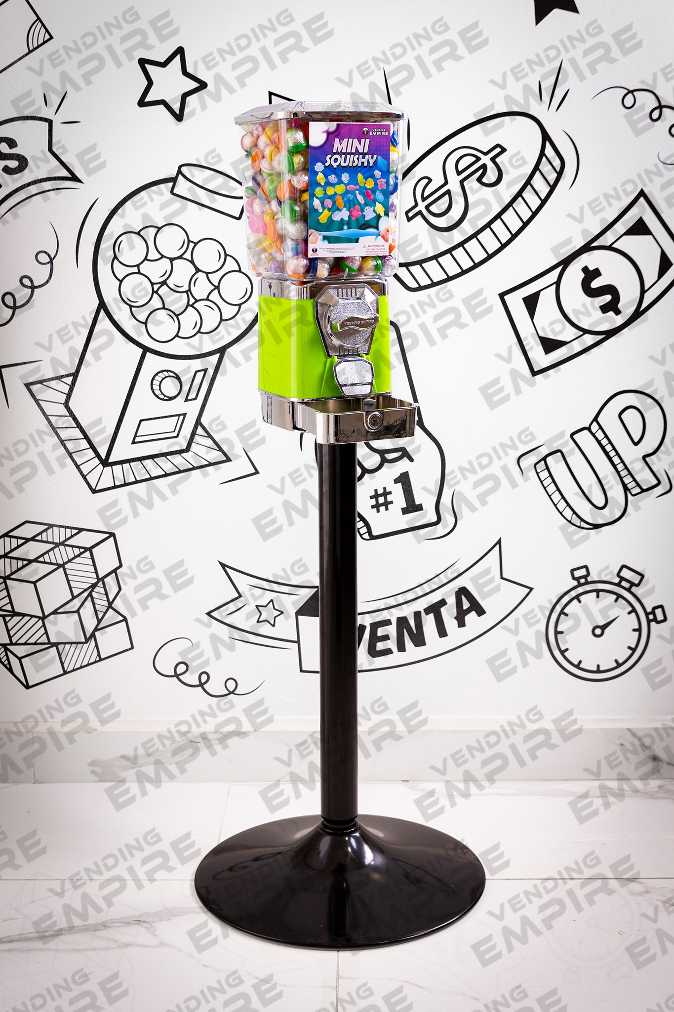 Maquina Expendedora Premium Vending Empire con Pedestal Redondo [Envío Gratis]