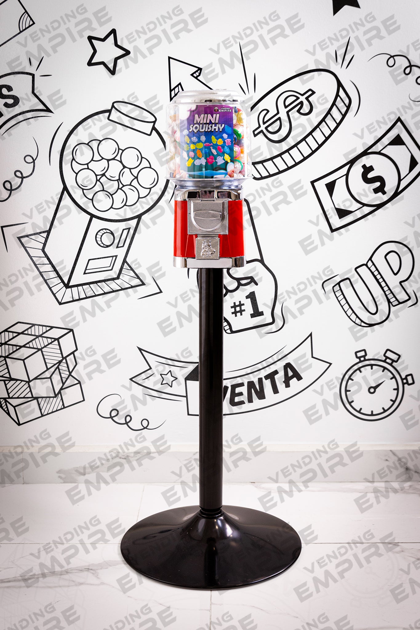 Maquina Expendedora Rhino con Pedestal Redondo [Envío Gratis]