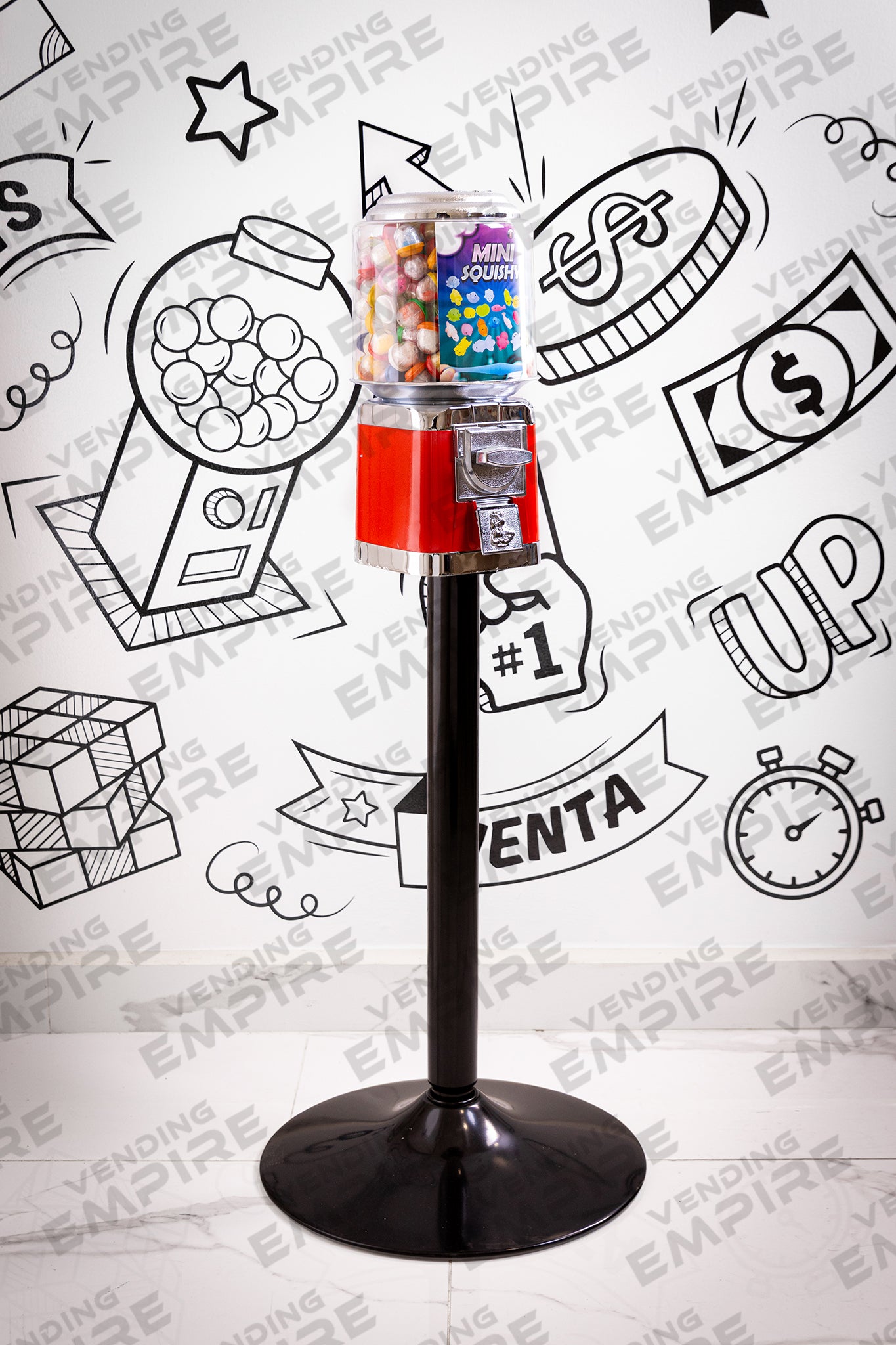 Maquina Expendedora Rhino con Pedestal Redondo [Envío Gratis]