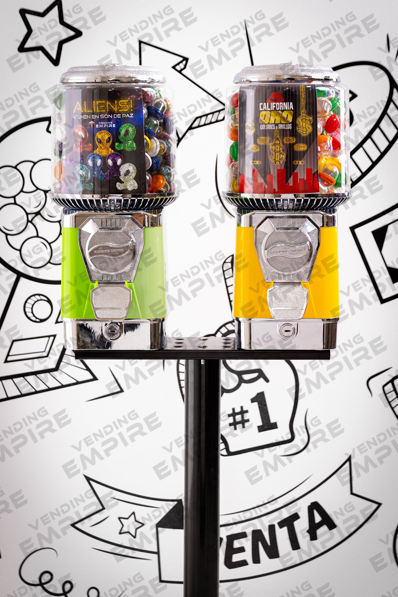 Kit Doble de Maquinas Supremas con Pedestal Redondo [Envío Gratis]