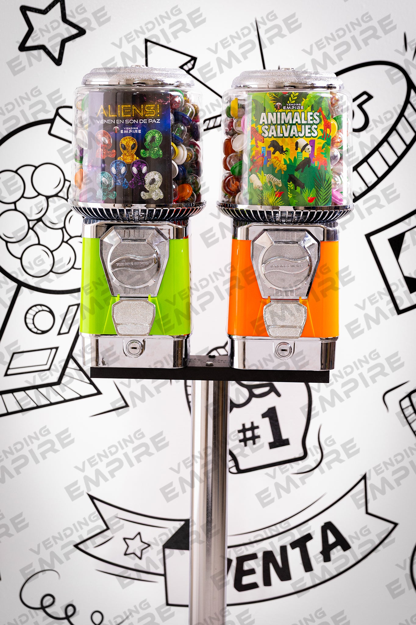 Kit Doble de Maquinas Supremas con Pedestal Cromado [Envío Gratis]