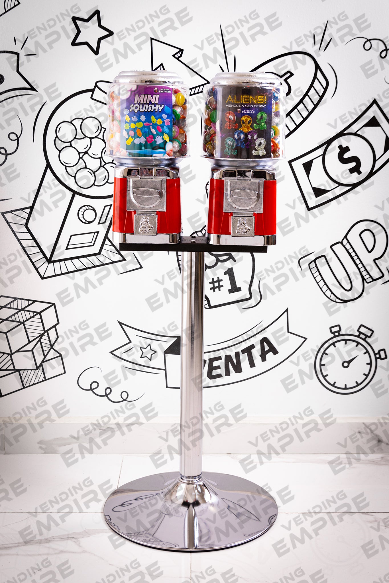 Kit Doble de Maquinas Rhino con Pedestal Cromado [Envío Gratis]