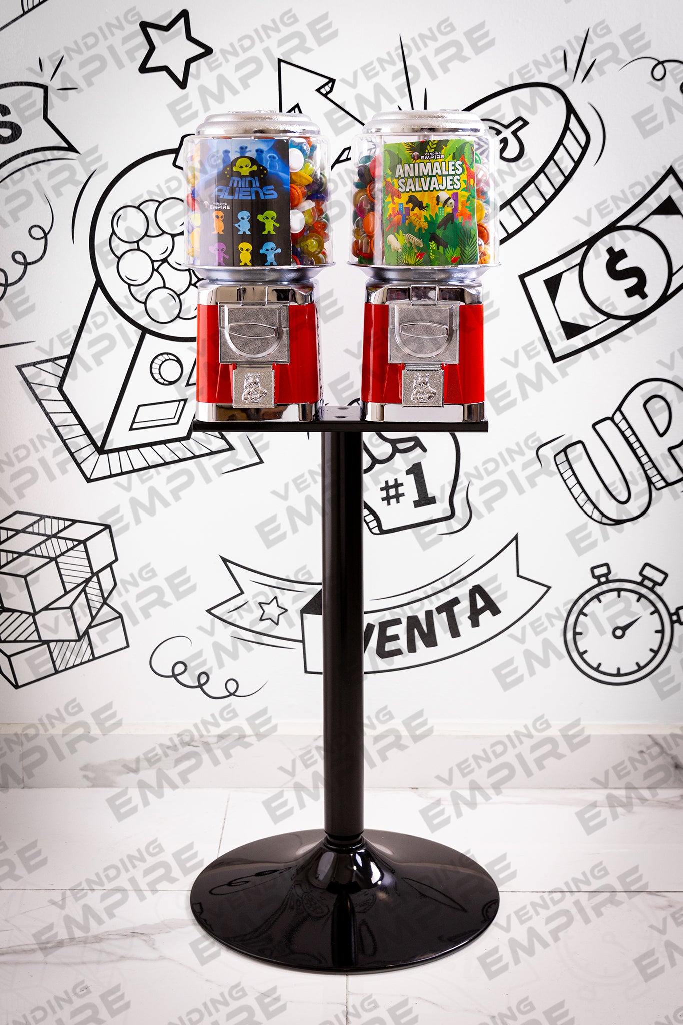 Kit Doble de Maquinas Rhino con Pedestal Redondo [Envío Gratis]