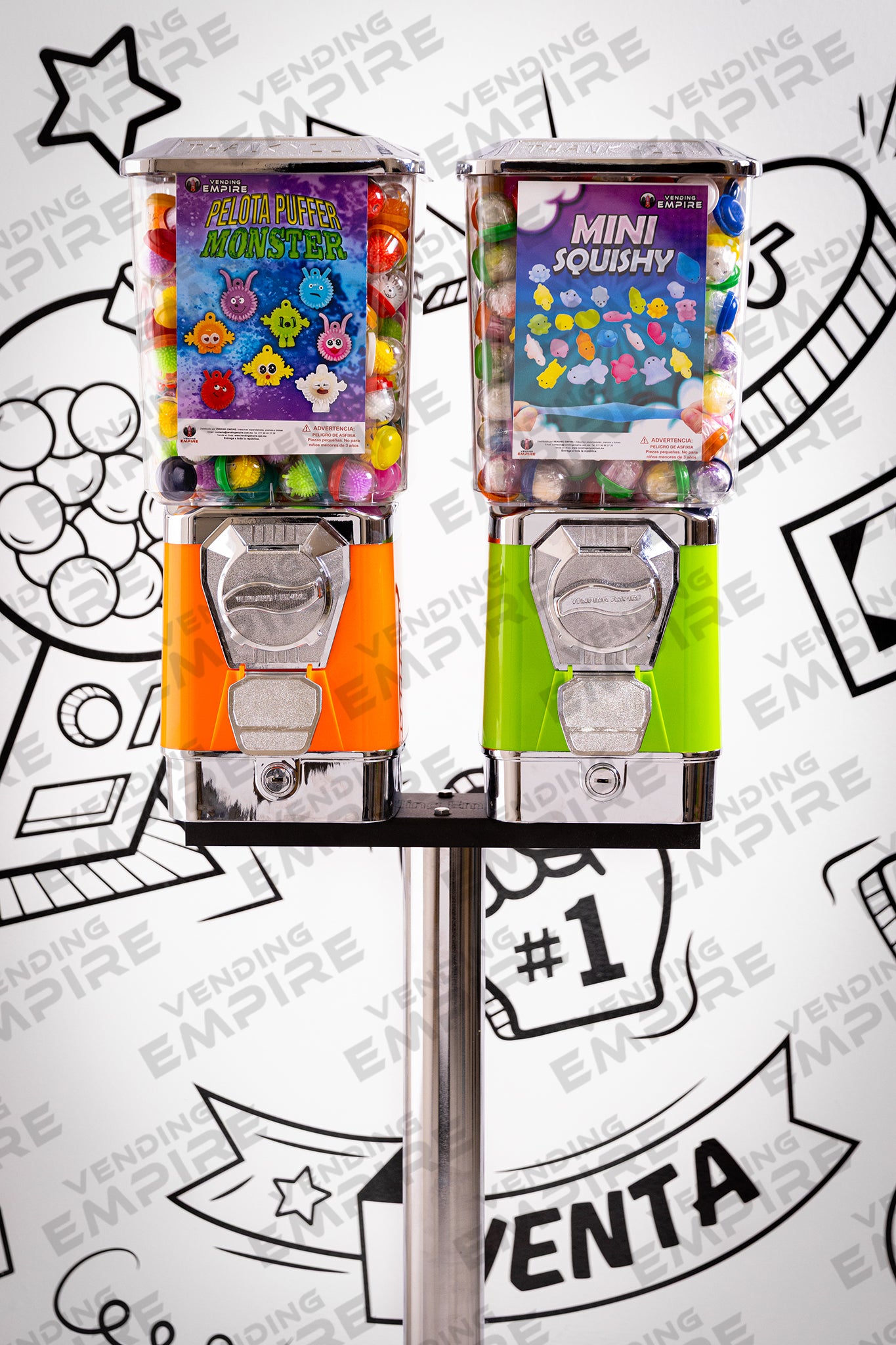 Kit Doble de Maquinas Premium con Pedestal Cromado [Envío Gratis]