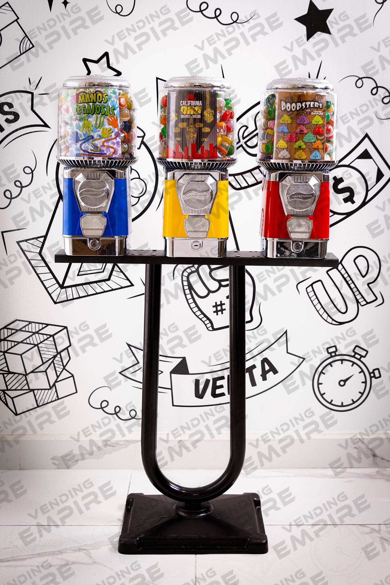 Kit Triple de Maquinas Supremas Vending Empire con Pedestal U [Envío Gratis]