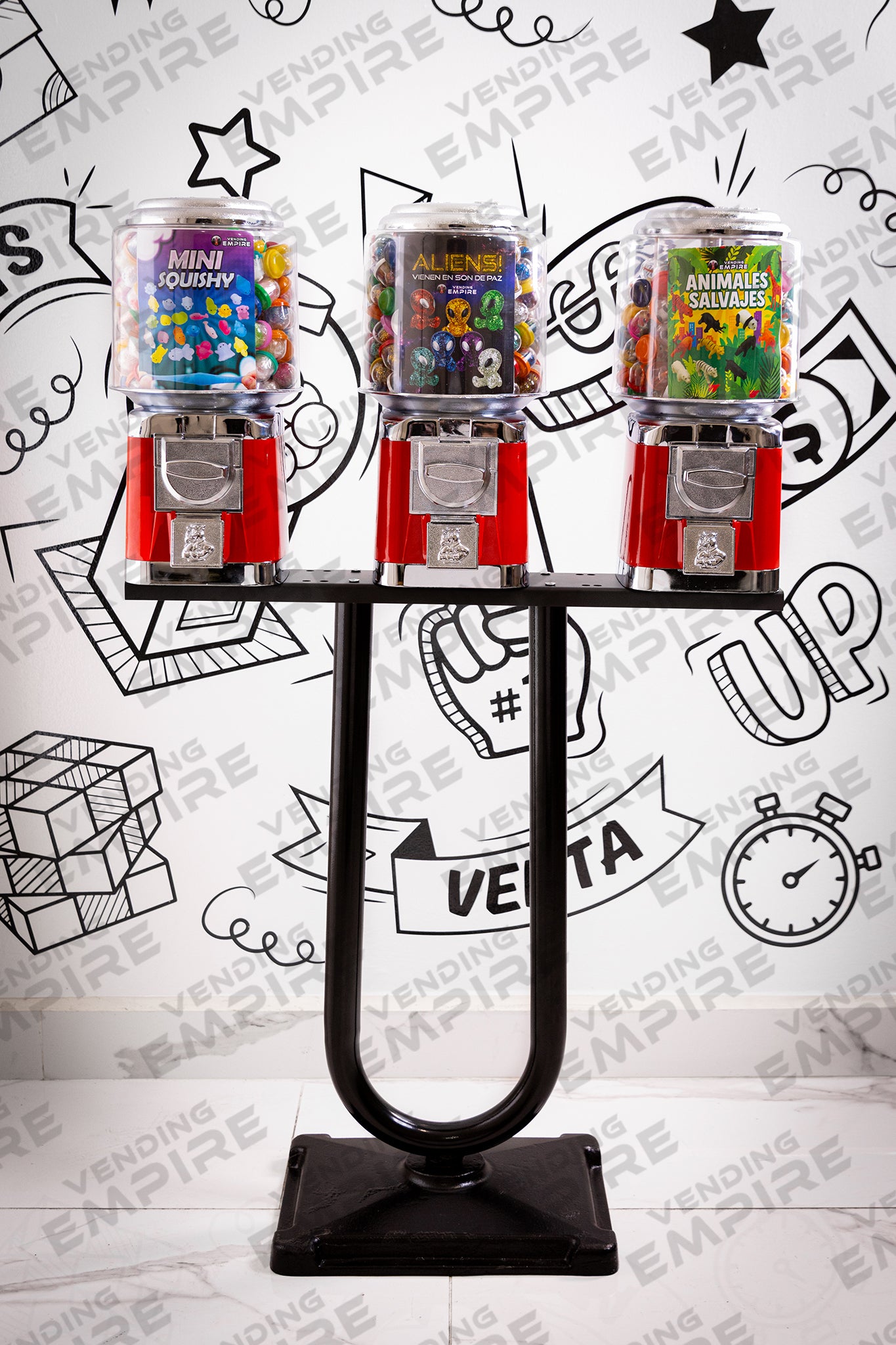 Kit Triple de Maquinas Rhino con Pedestal U [Envío Gratis]