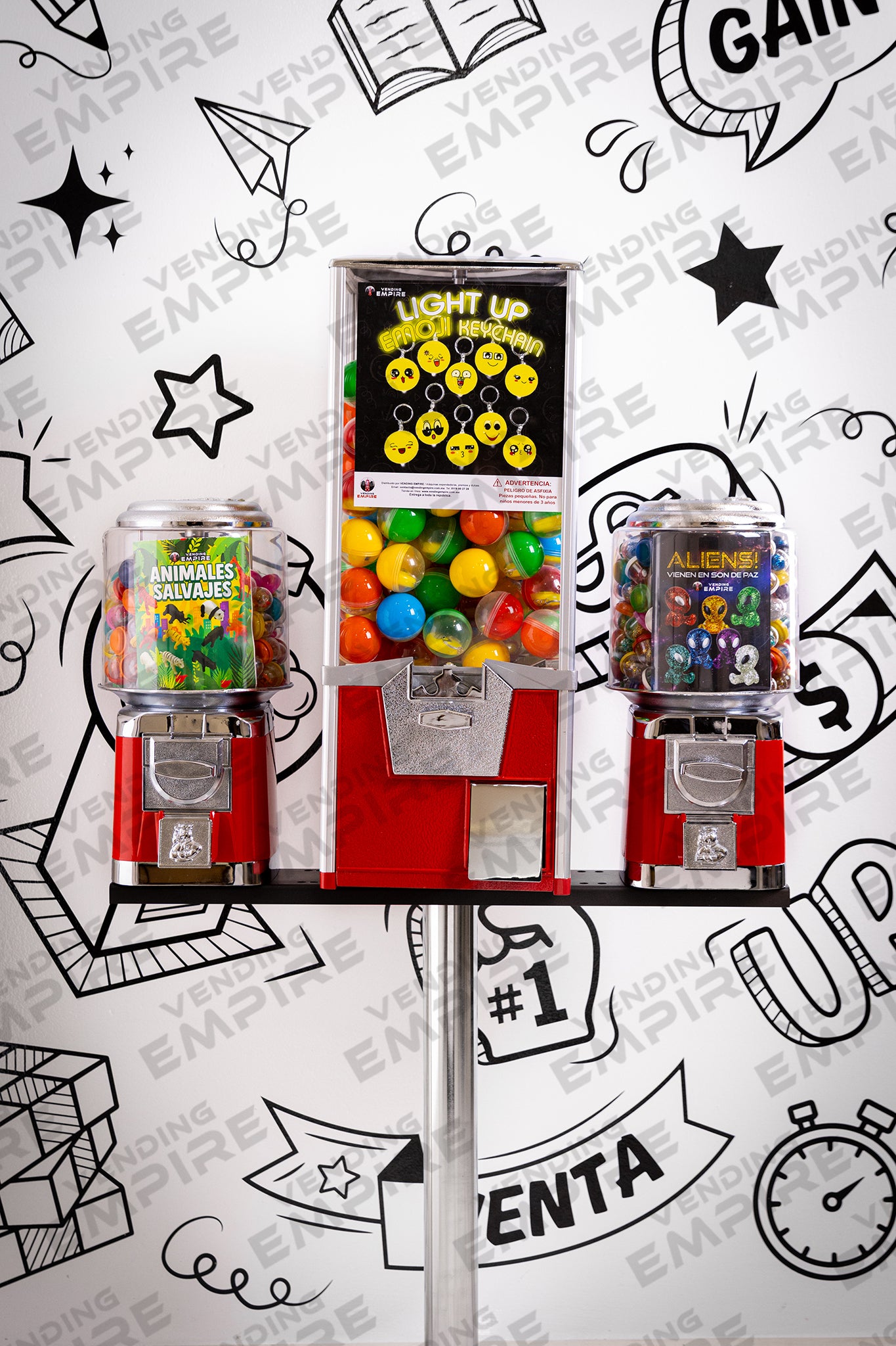 Kit Triple Rhino con Pedestal Cromado [Envío Gratis]