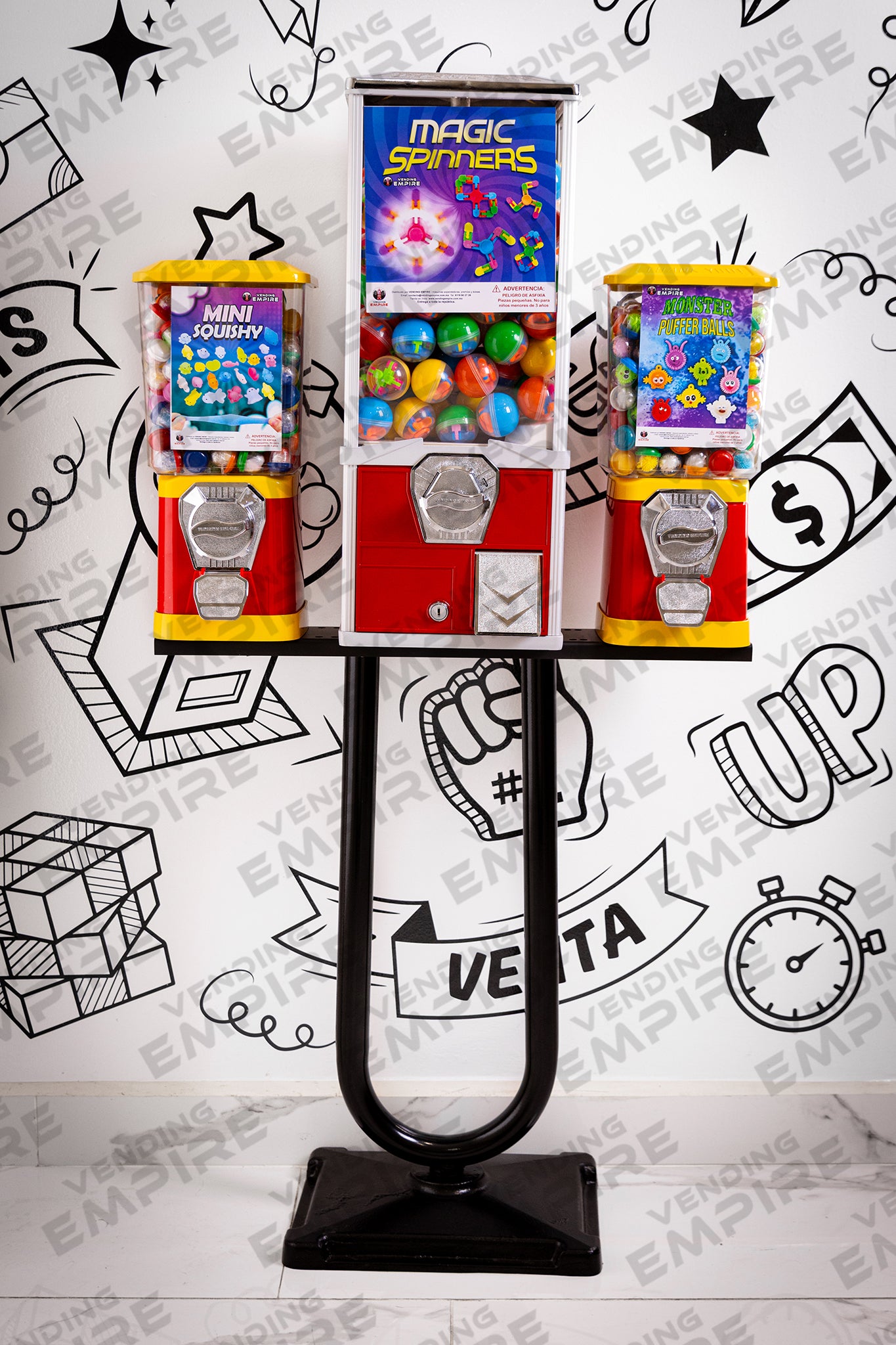 Kit Triple Clasico Vending Empire con Pedestal U [Envío Gratis]