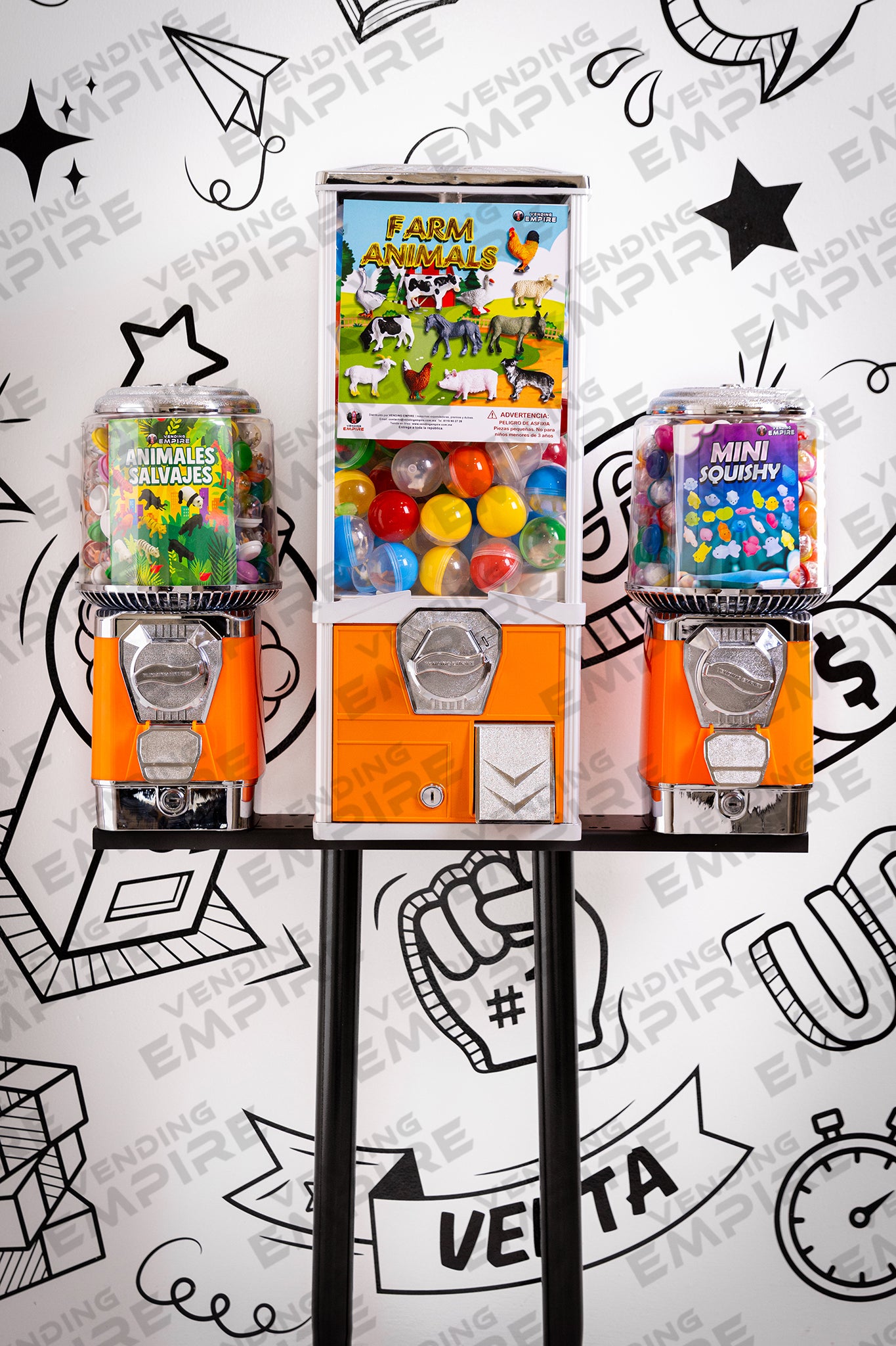 Kit Triple Supremo Vending Empire con Pedestal U [Envío Gratis]