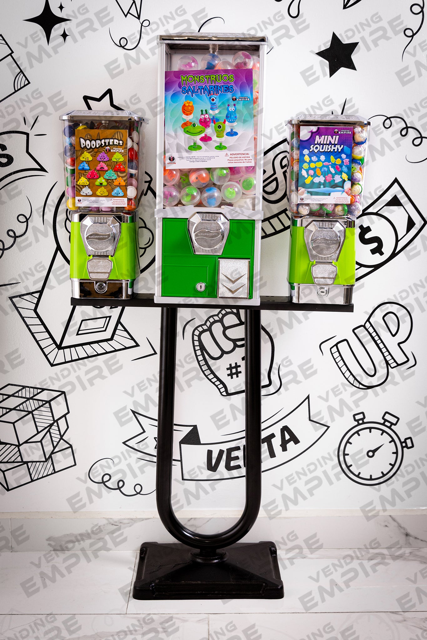 Kit Triple Premium Vending Empire con Pedestal U [Envío Gratis]