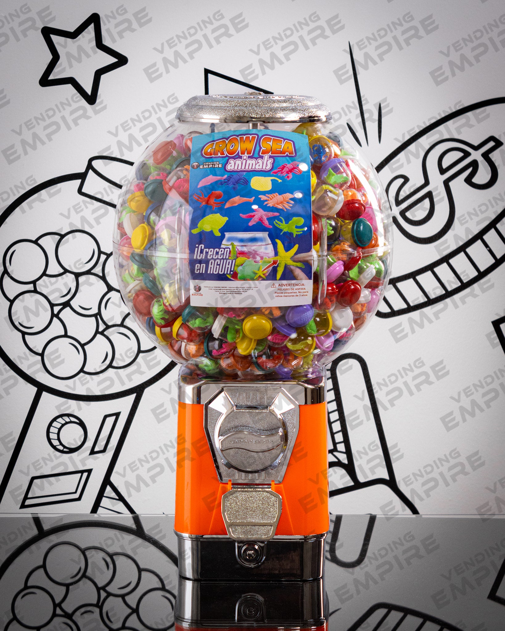 Maquina Chiclera Vending Empire Globo Nueva