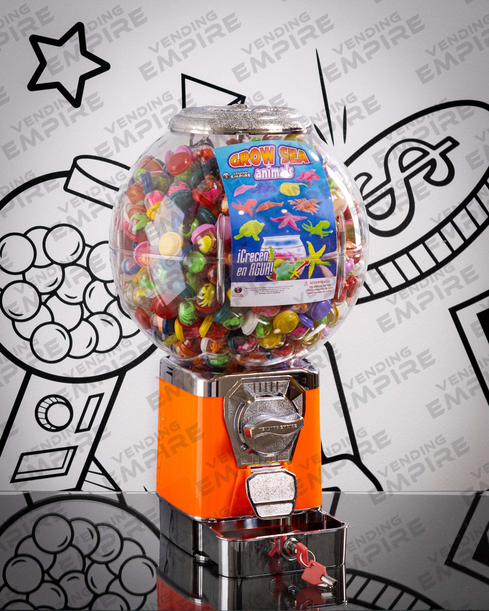 Maquina Chiclera Vending Empire Globo Nueva