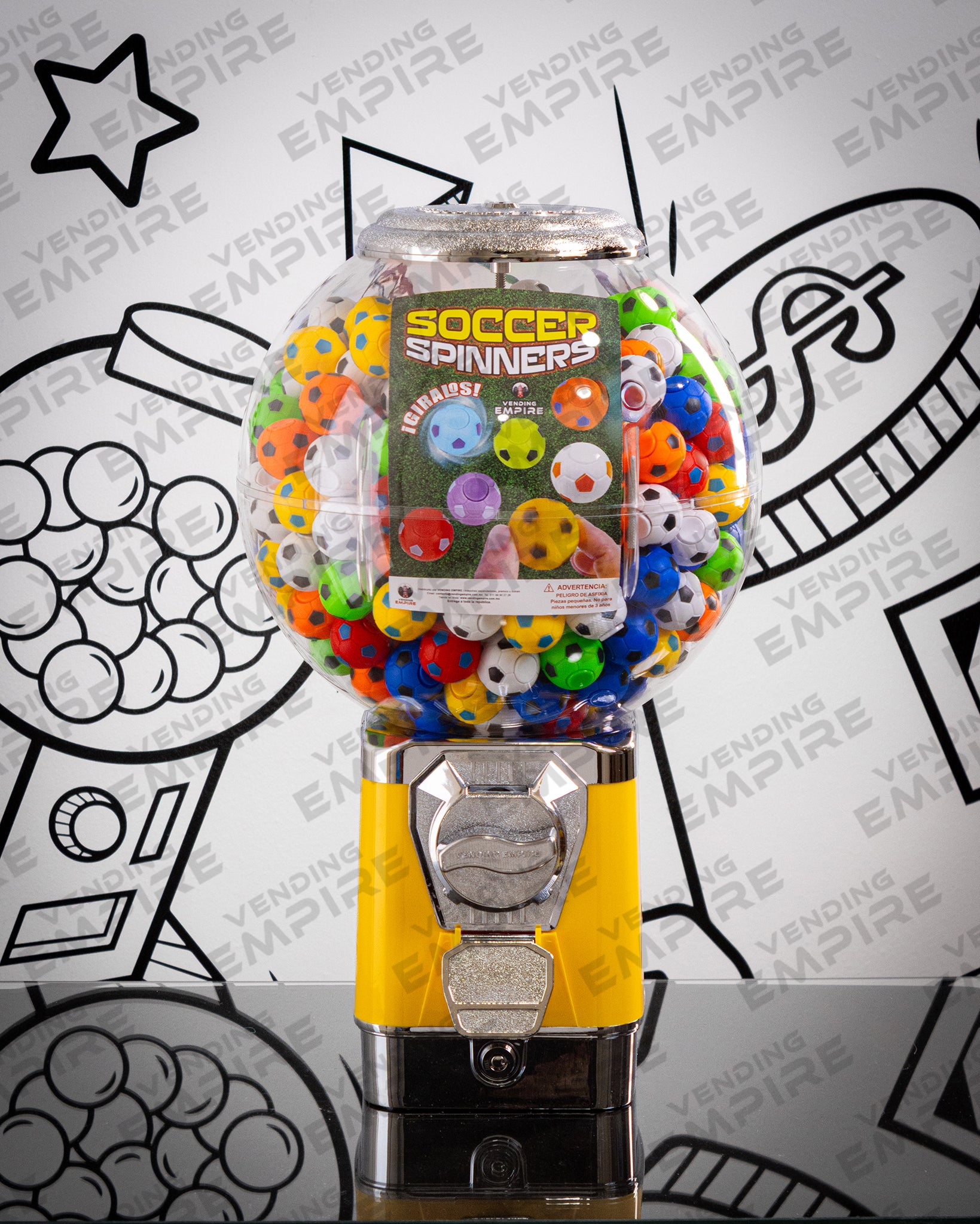 Maquina Chiclera Vending Empire Globo Nueva
