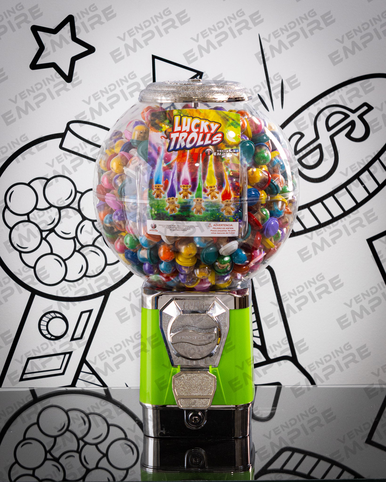 Maquina Chiclera Vending Empire Globo Nueva