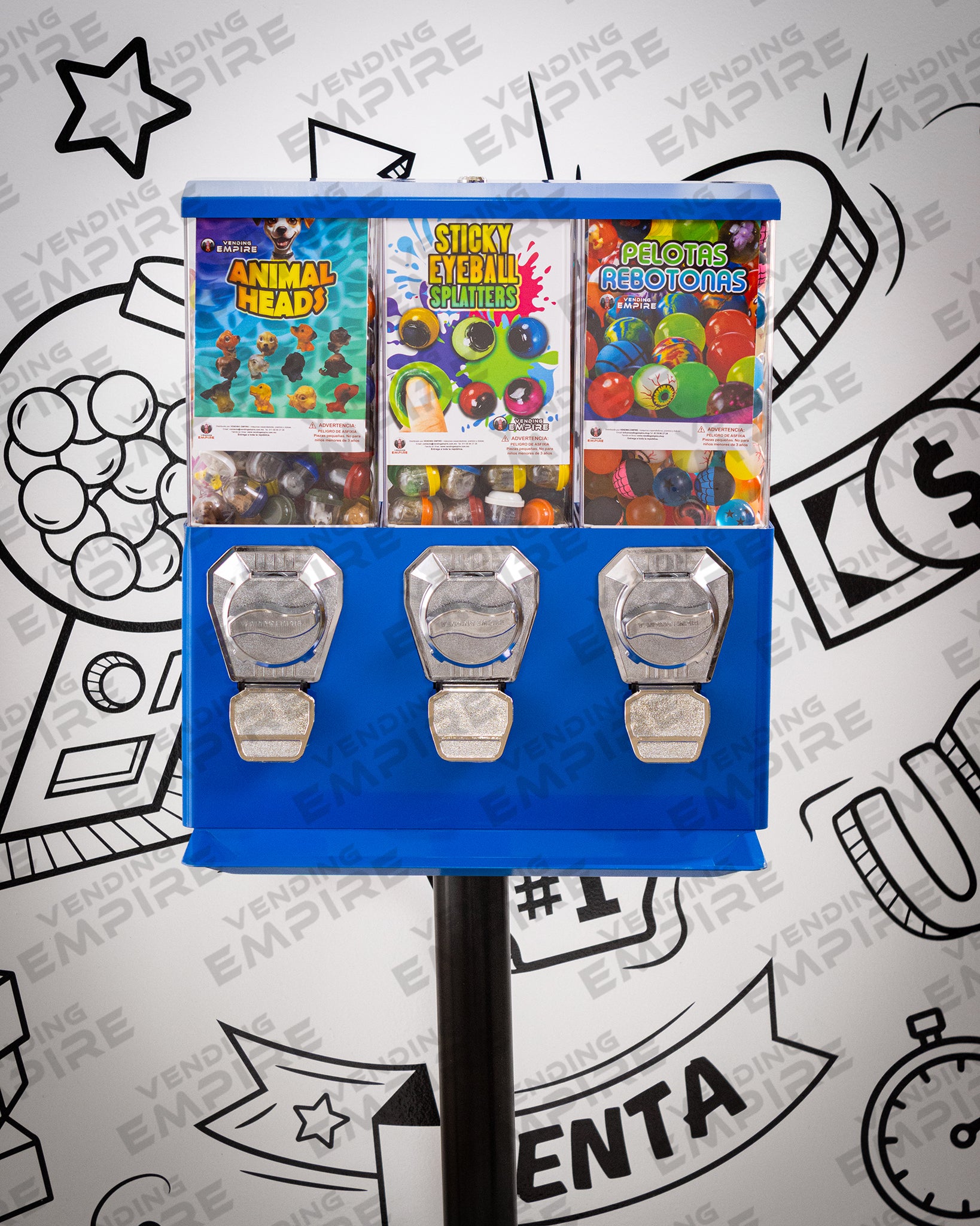 Maquina Expendedora 3 en 1 Vending Empire Nueva