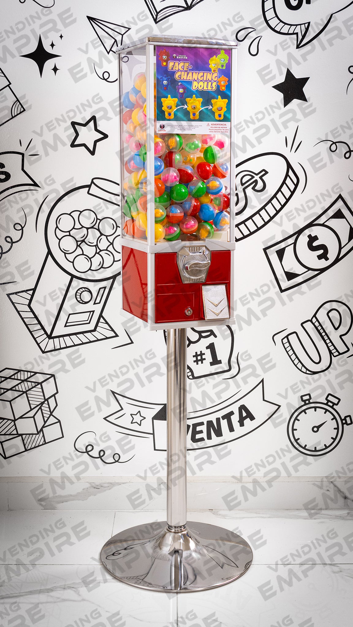 Módulo Triple Premium con Máquina de Globo | Vending EMPIRE