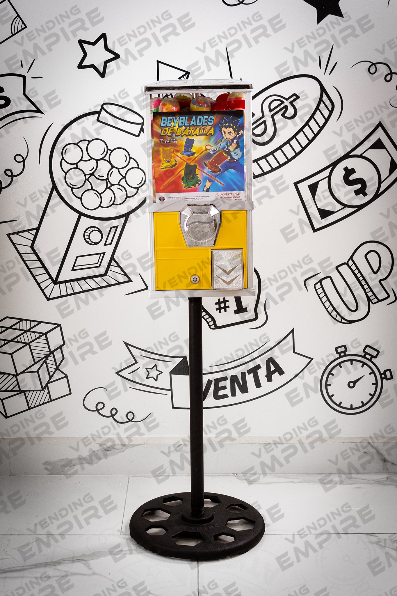 Máquina Compacta con Pedestal Redondo Vending EMPIRE | Vending EMPIRE