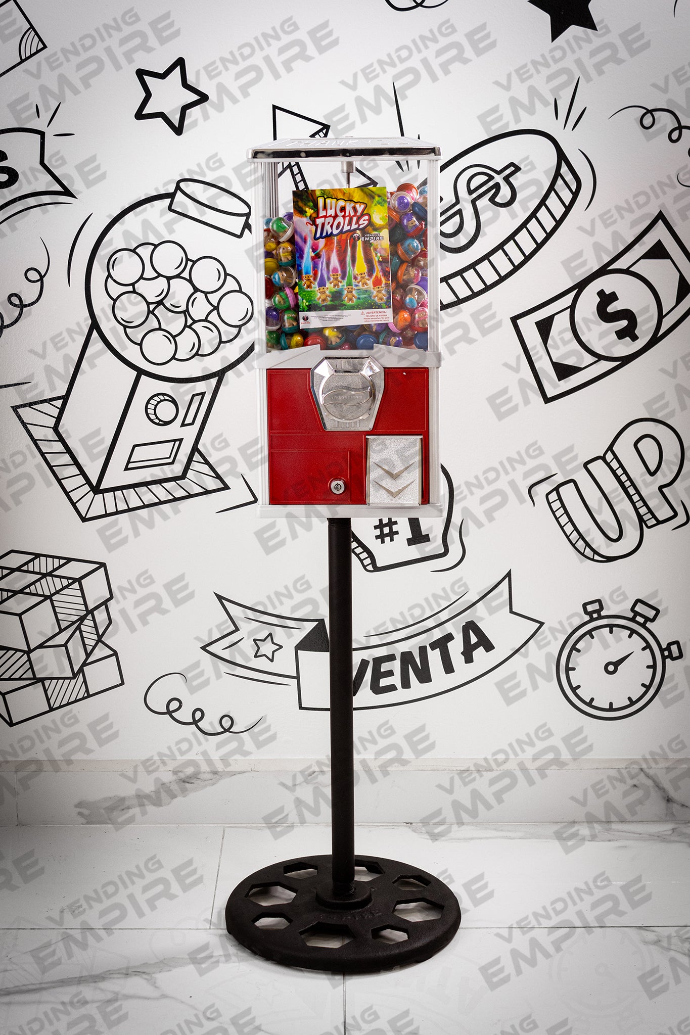 Máquina Compacta con Pedestal Redondo Vending EMPIRE | Vending EMPIRE