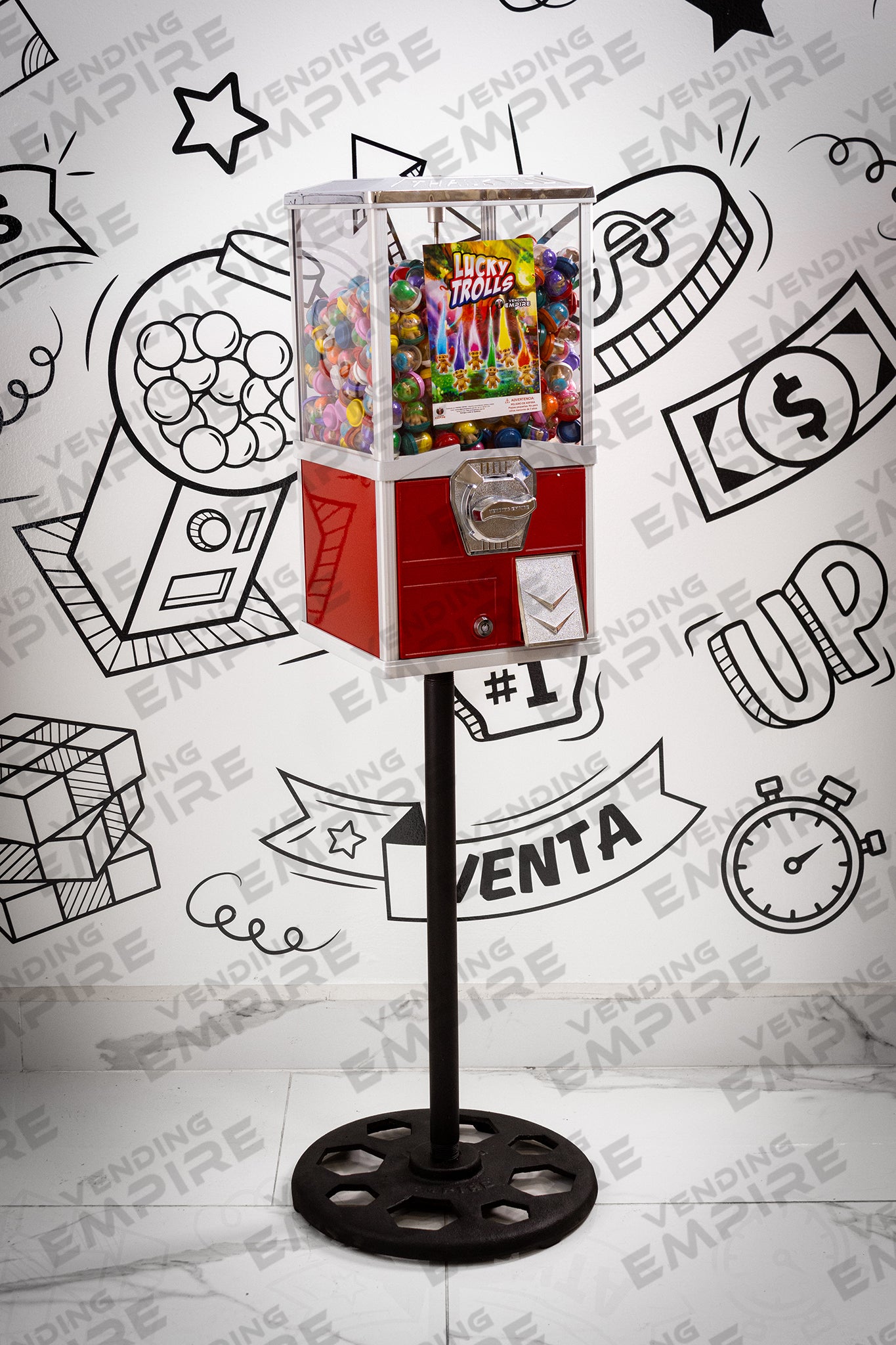 Máquina Compacta con Pedestal Redondo Vending EMPIRE | Vending EMPIRE