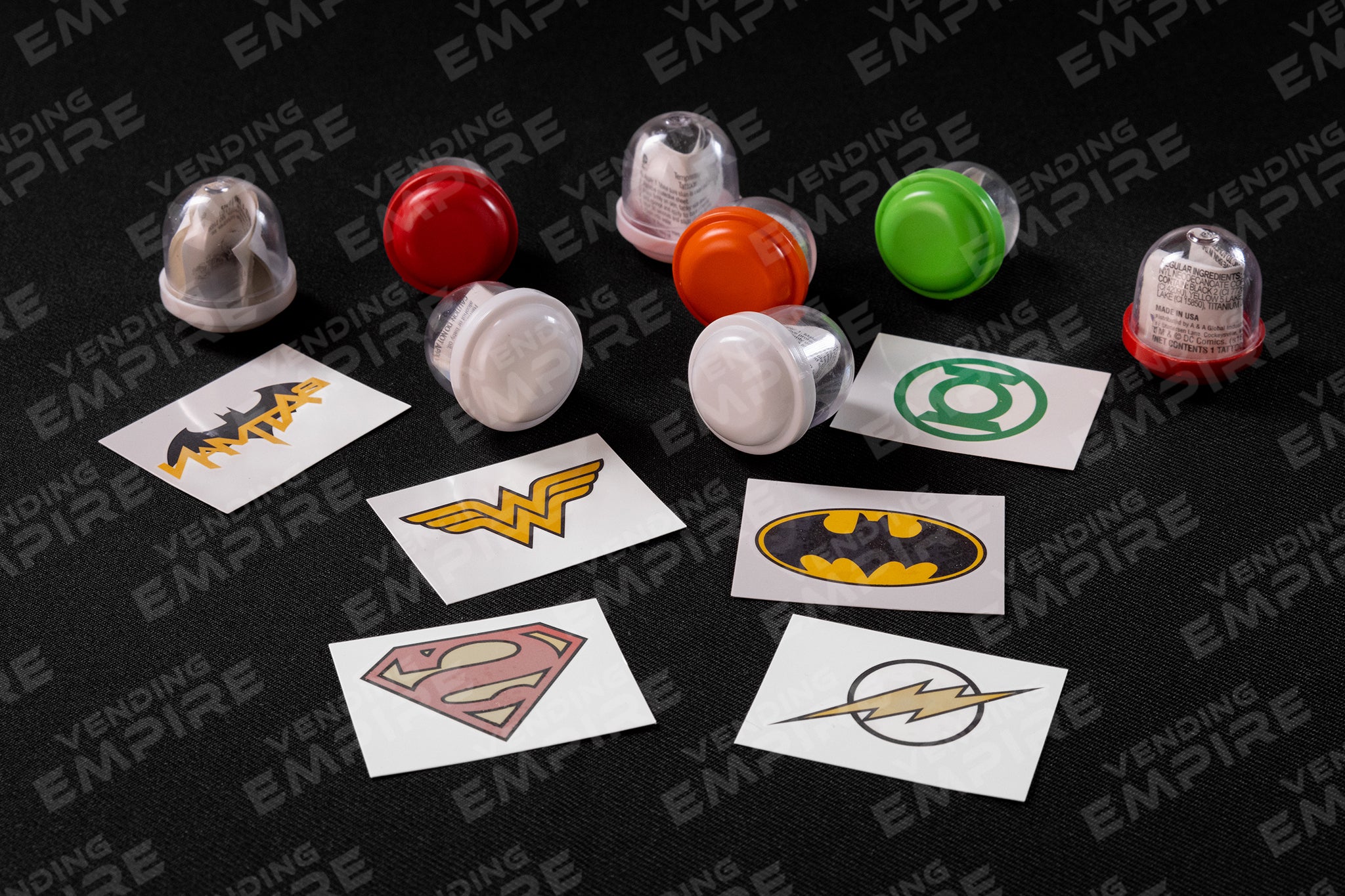 Tatuajes de DC Cómics 1 pulgada (100 pzs)