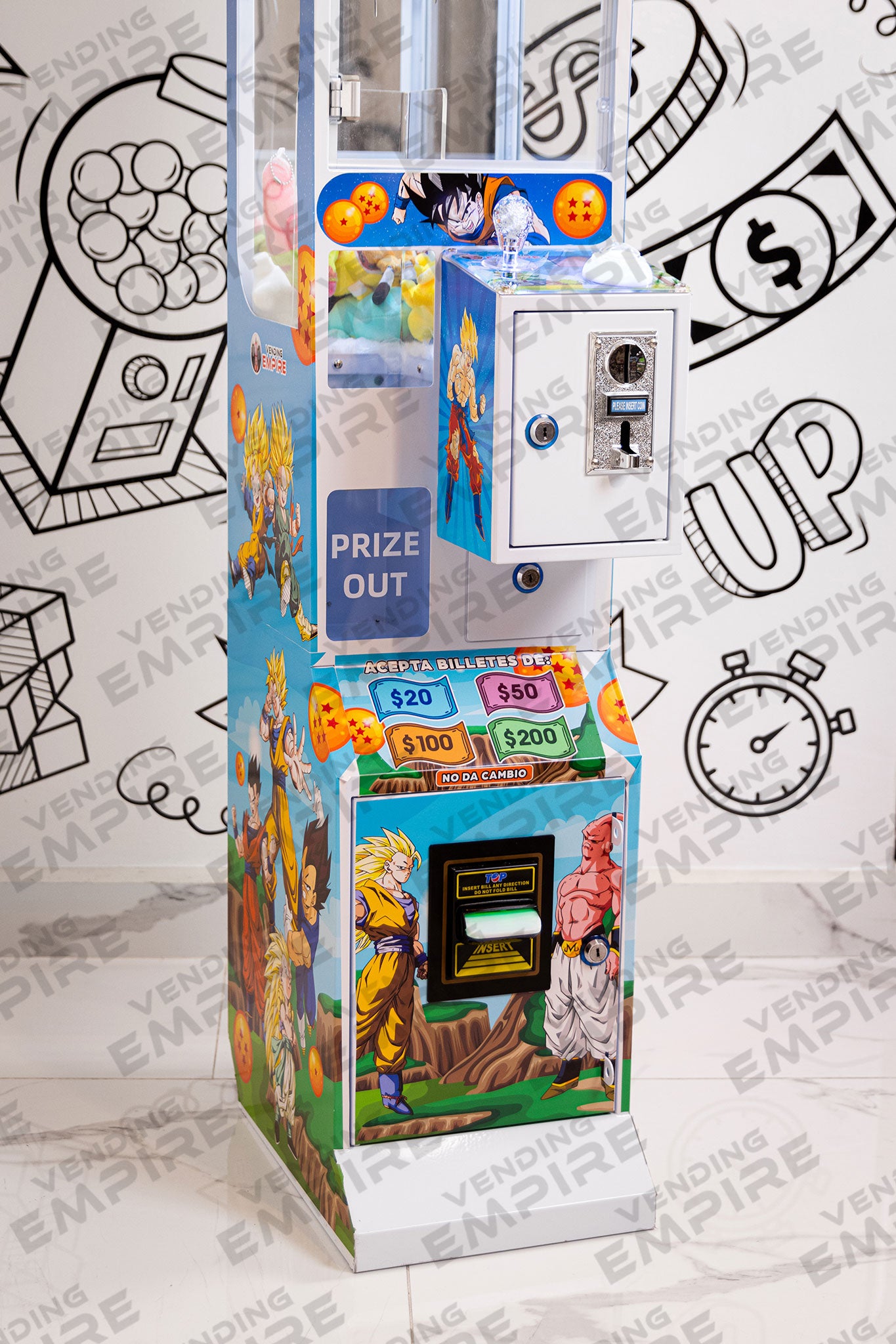 Maquina de Garra Mini Dragon Ball Z (Envio Gratis)