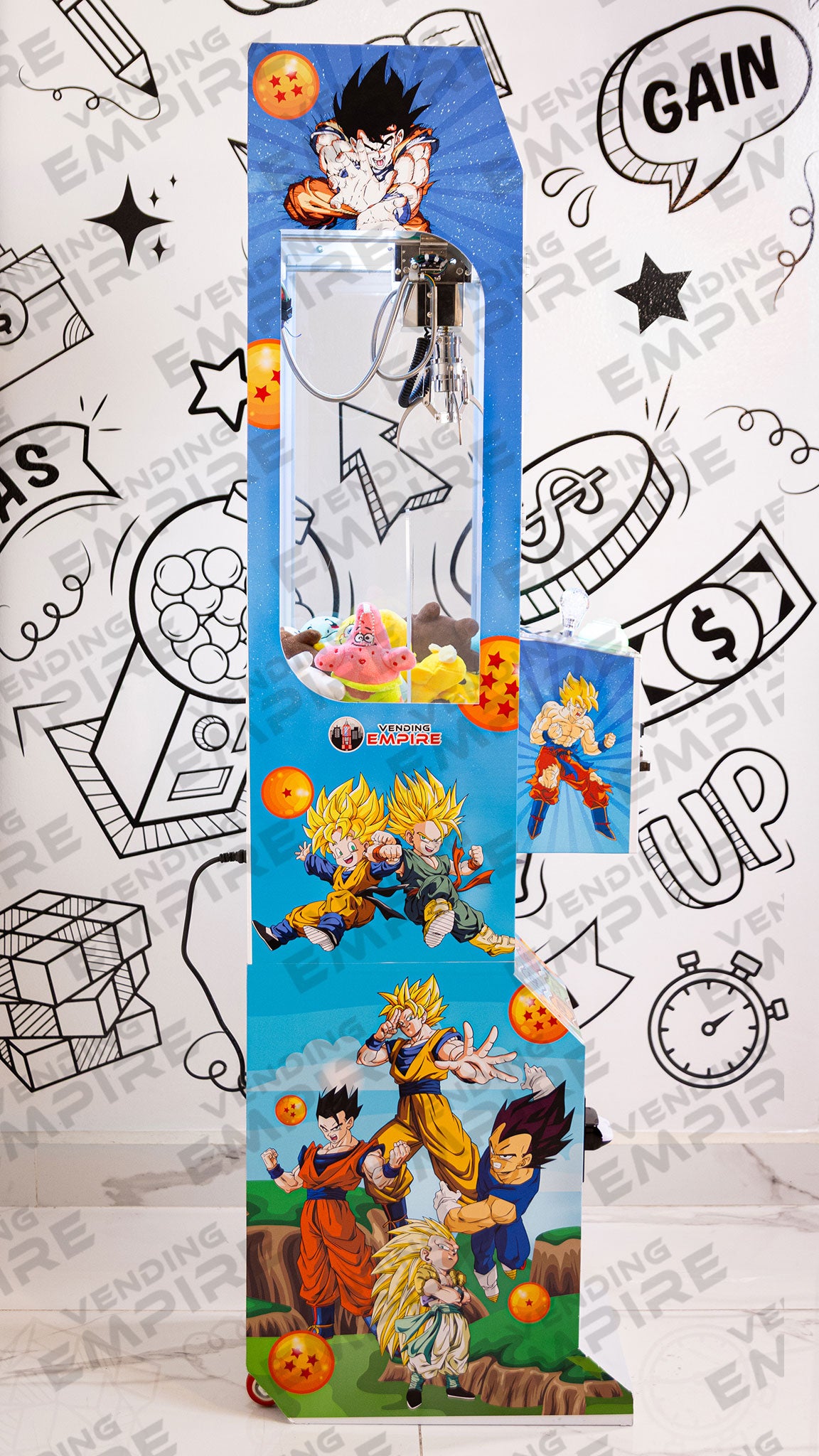 Maquina de Garra Mini Dragon Ball Z (Envio Gratis)