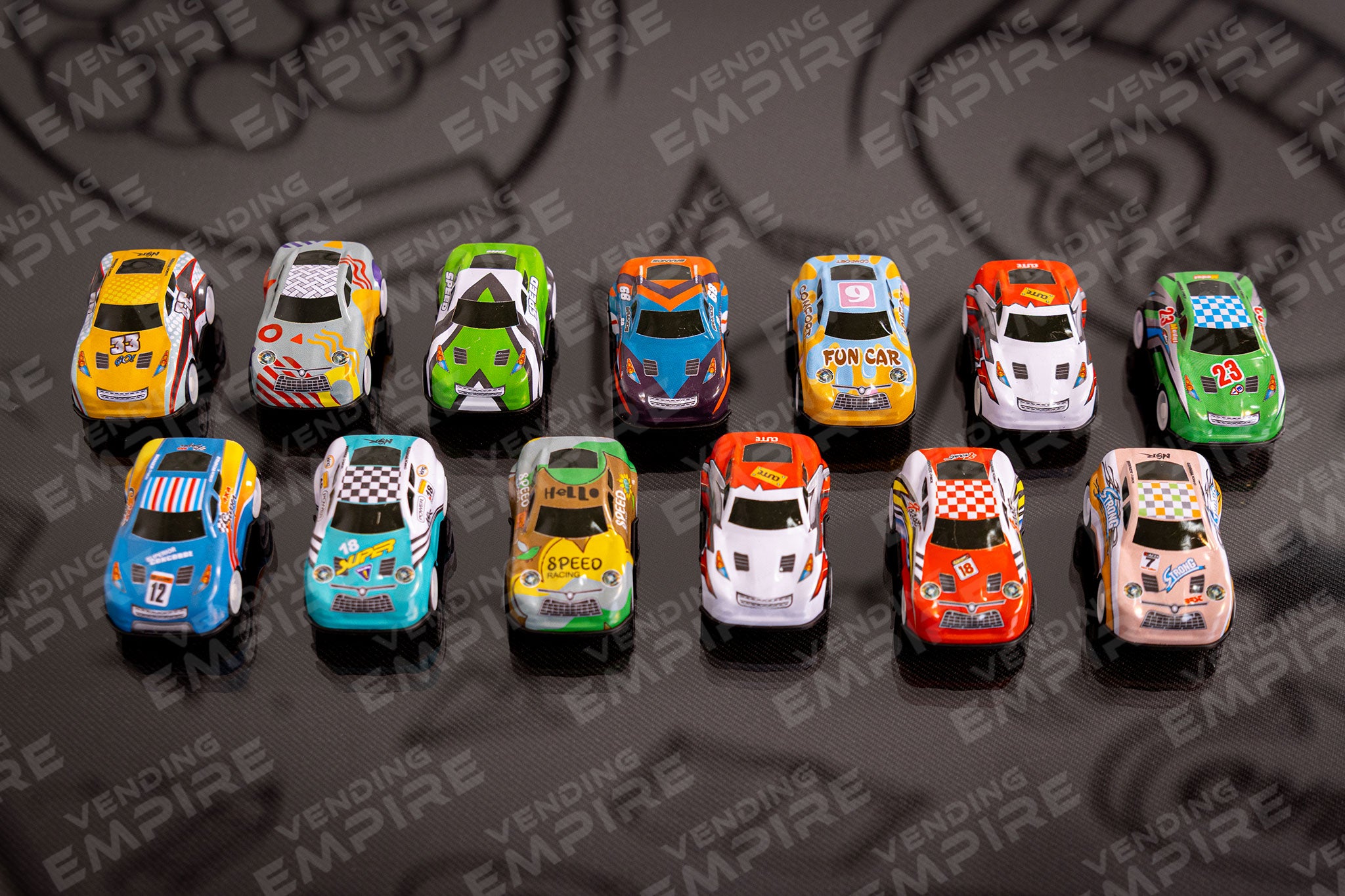 Carros De Friccion Metalicos Para Máquina Vending de 2” (Con Cápsula)