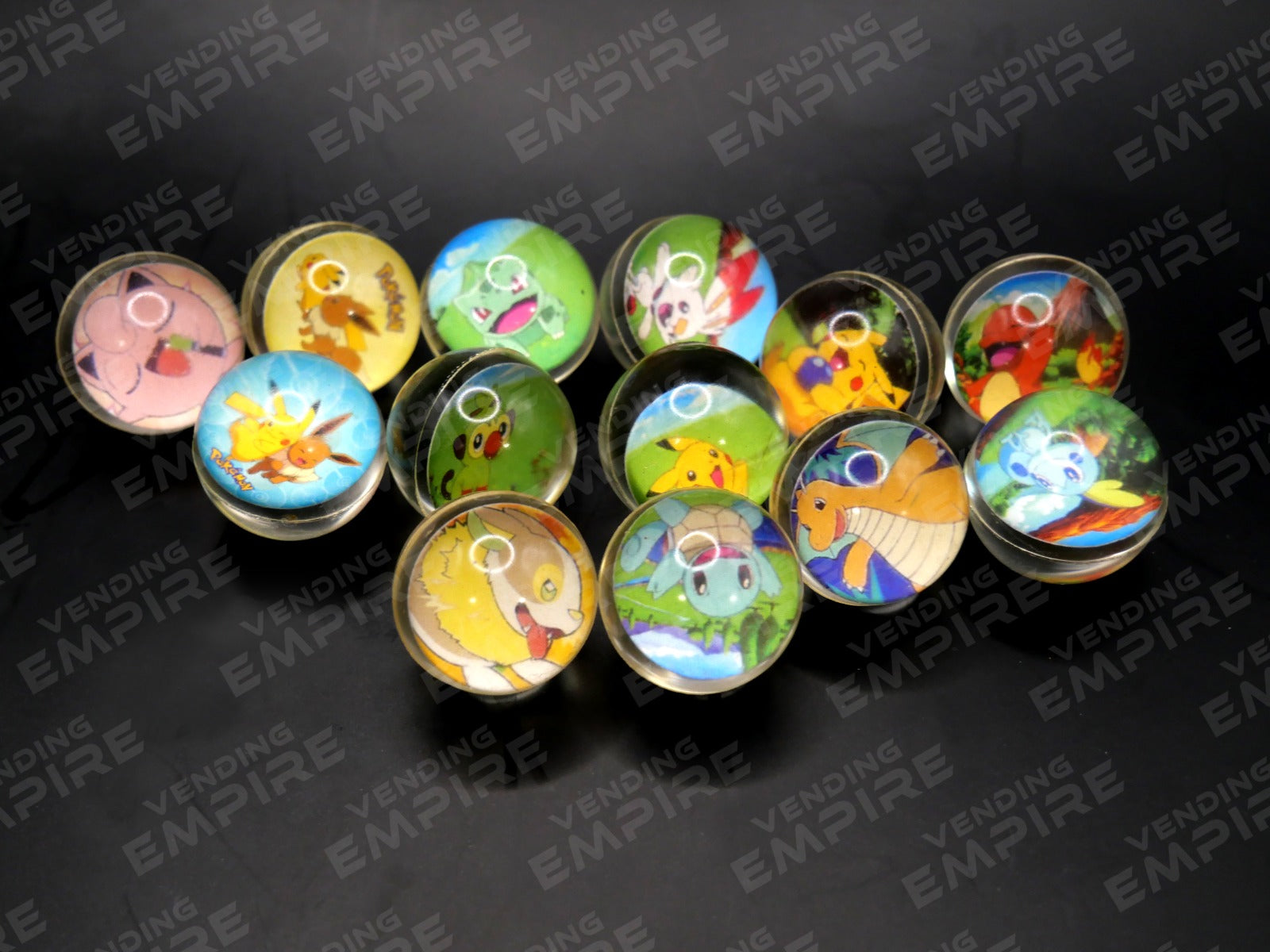 Pelotas Rebotonas Pokemon 27 mm (100 pzs)
