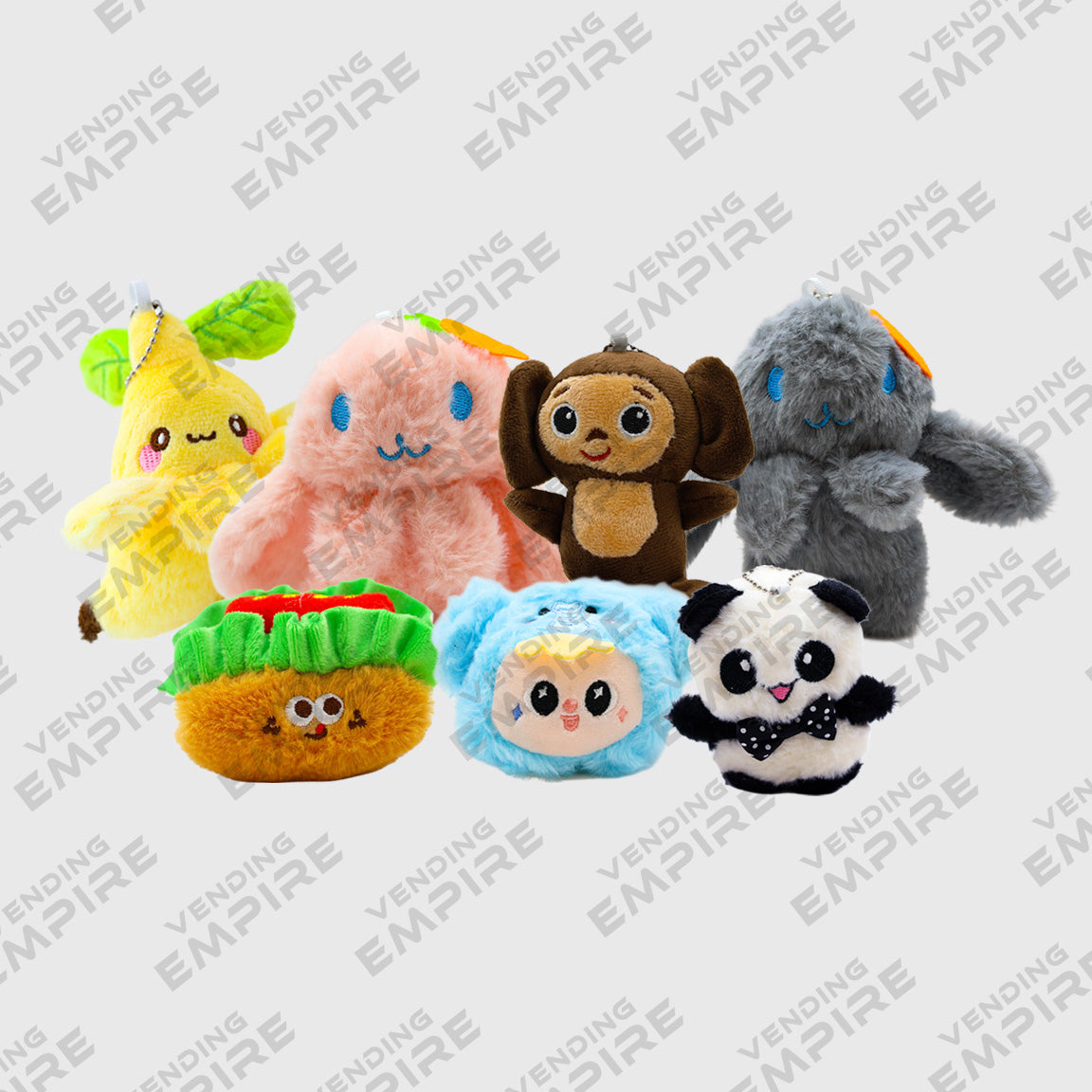 Mix de Peluches Premium para Maquina de Garra Mini (50 pzs)