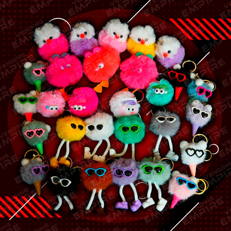 Llavero Mix para Maquina de Garra Mini (50 pzs)