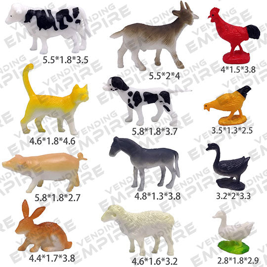 Animales de Granja para 2” ya encapsulado (100pzs)